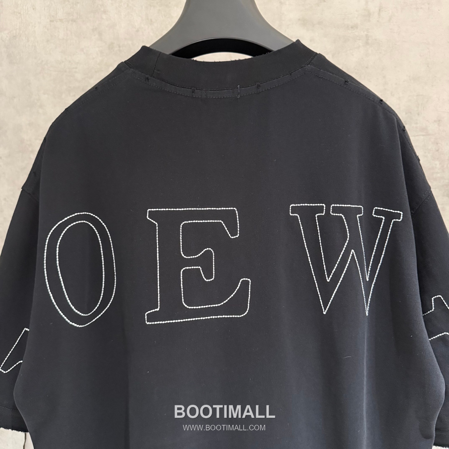 Loewe Embroidered Logo Cotton Short Sleeve T-Shirt 로에베 자수 로고 코튼 반팔 티셔츠 7
