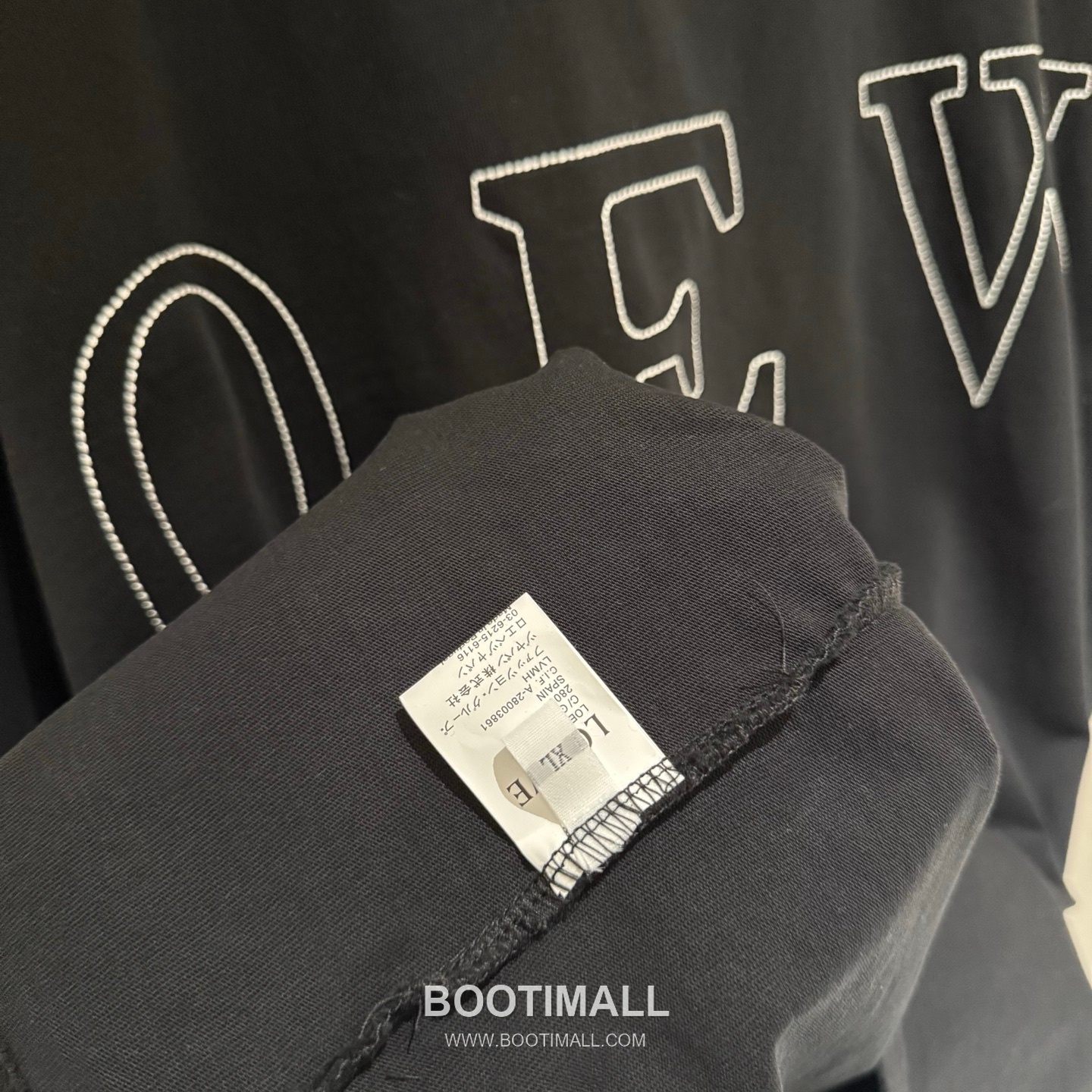 Loewe Embroidered Logo Cotton Short Sleeve T-Shirt 로에베 자수 로고 코튼 반팔 티셔츠 11