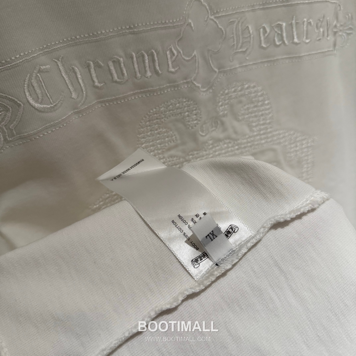 Chrome Hearts Embroidered Heavy Cotton T-Shirt Black White 크롬하츠 자수 헤비 코튼 티셔츠 블랙 화이트 11