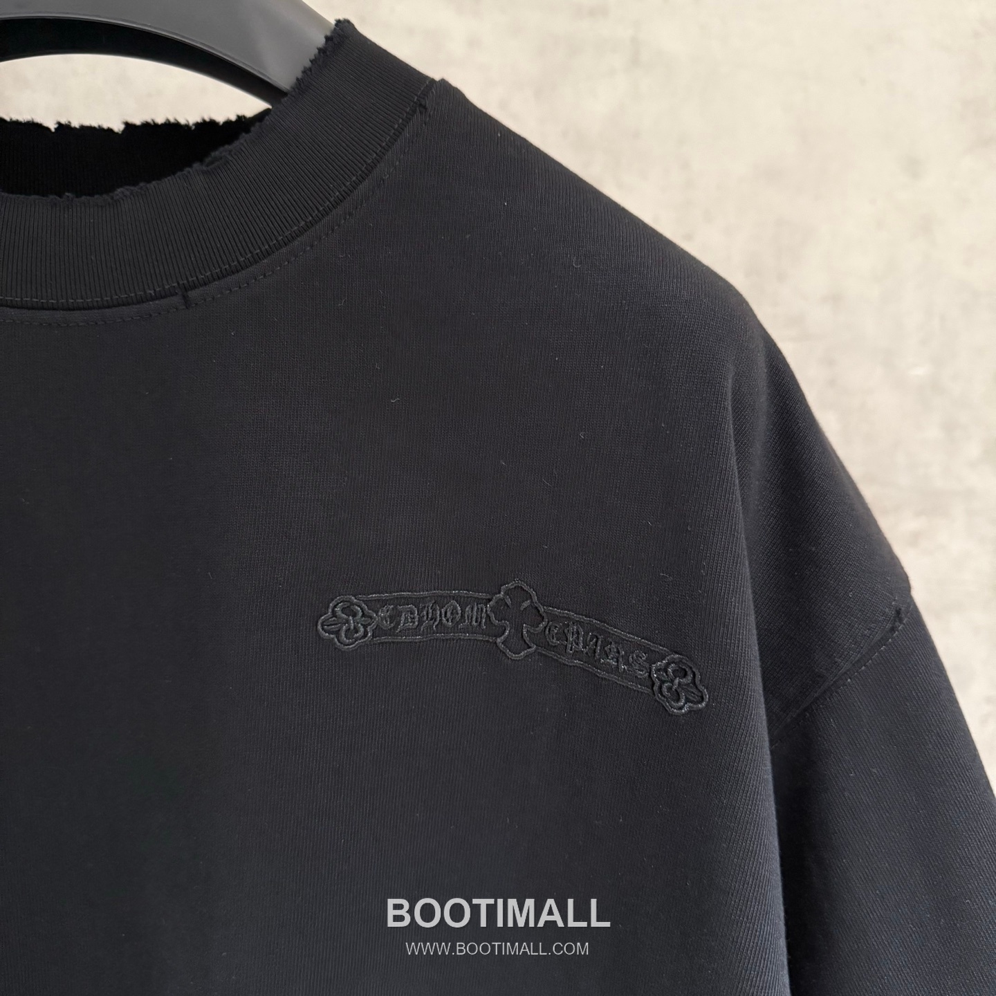 Chrome Hearts Embroidered Heavy Cotton T-Shirt Black White 크롬하츠 자수 헤비 코튼 티셔츠 블랙 화이트 9