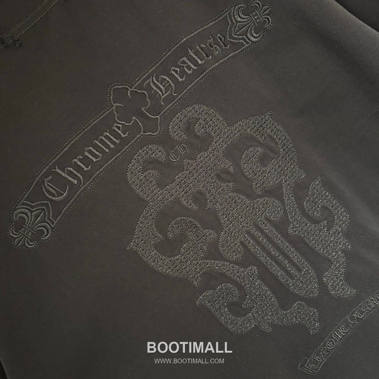 Chrome Hearts Embroidered Heavy Cotton T-Shirt Black White 크롬하츠 자수 헤비 코튼 티셔츠 블랙 화이트 10