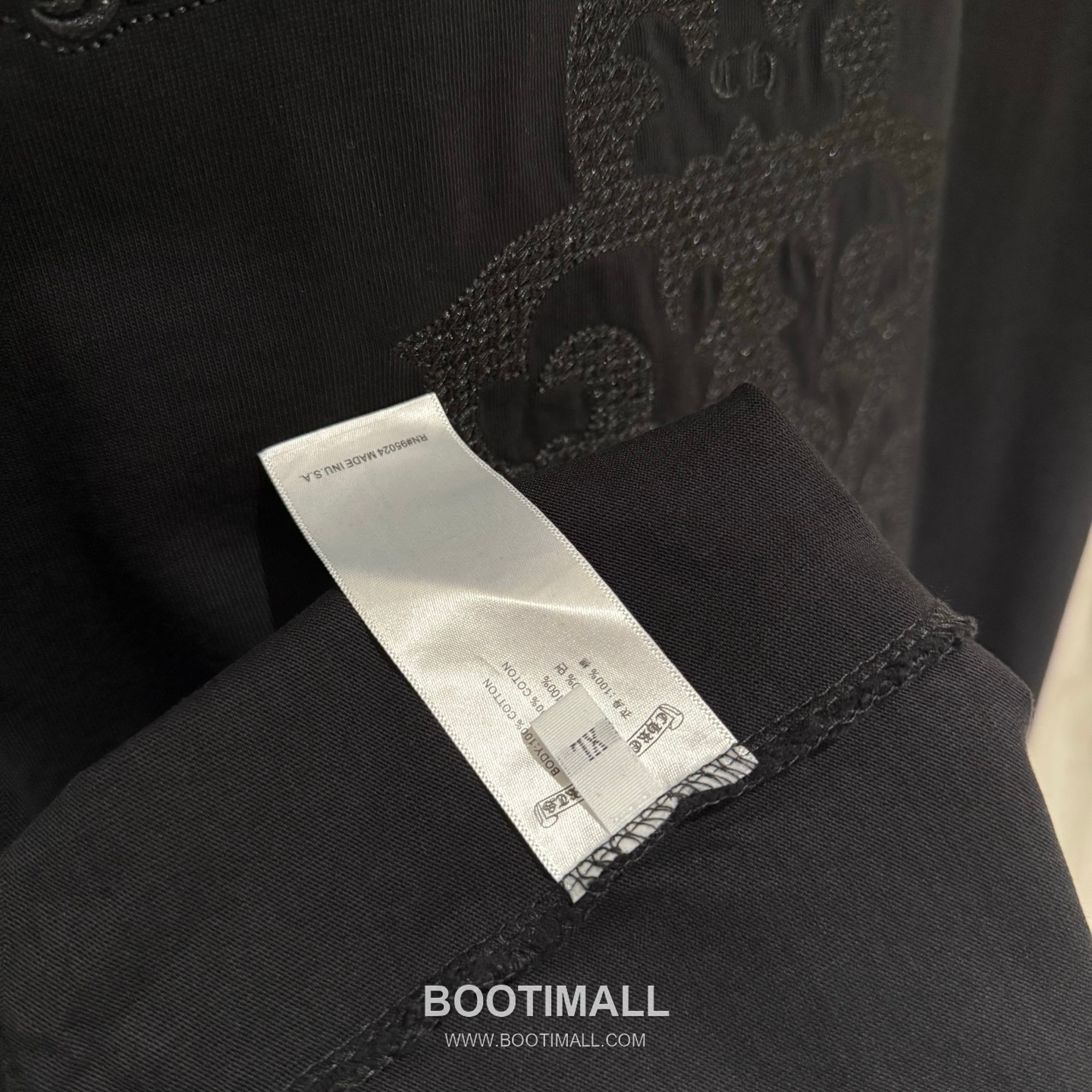 Chrome Hearts Embroidered Heavy Cotton T-Shirt Black White 크롬하츠 자수 헤비 코튼 티셔츠 블랙 화이트 11