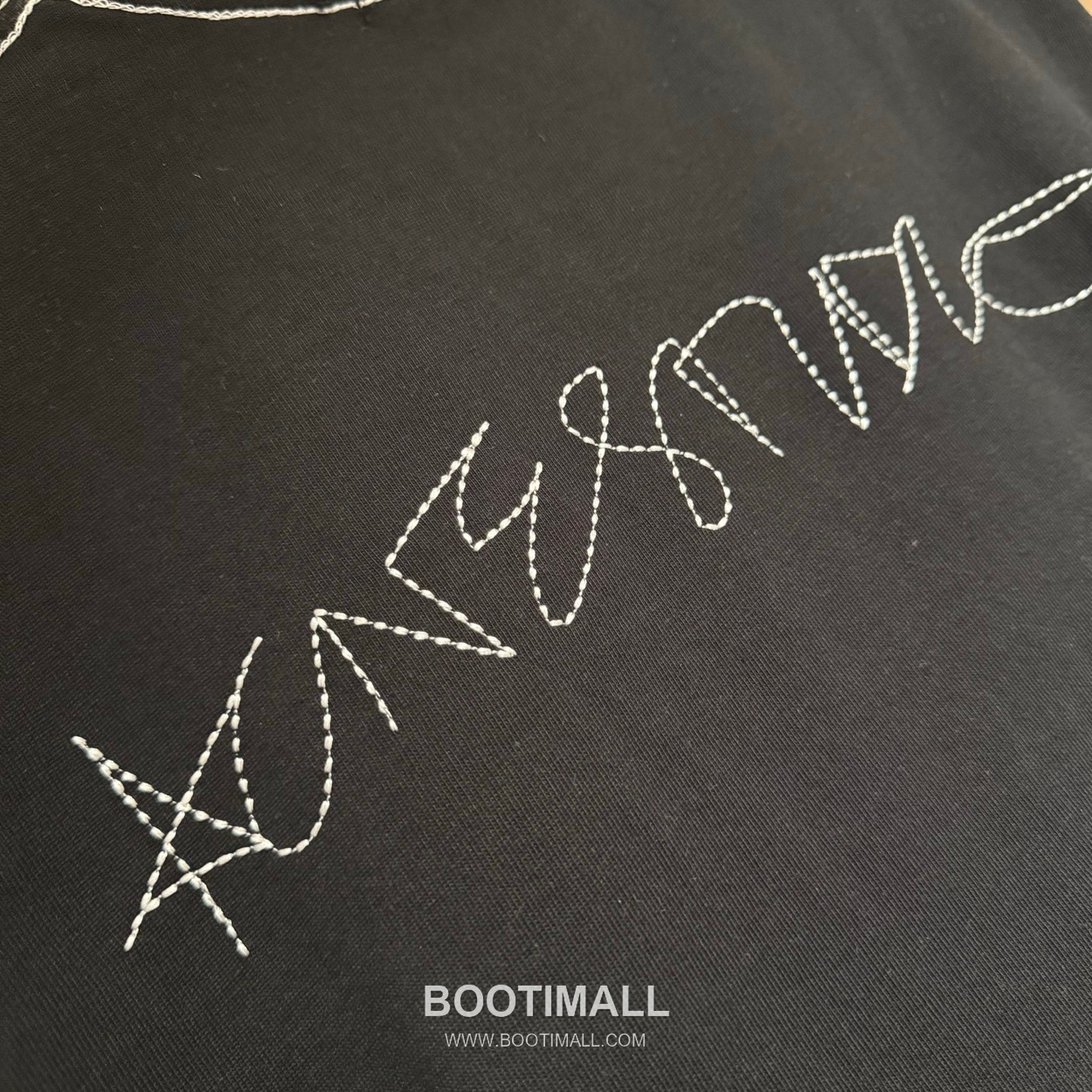 Acne Studios Embroidered Heavy Cotton T-Shirt Black White 아크네 스튜디오 엠브로이더드 헤비 코튼 티셔츠 블랙 화이트 9