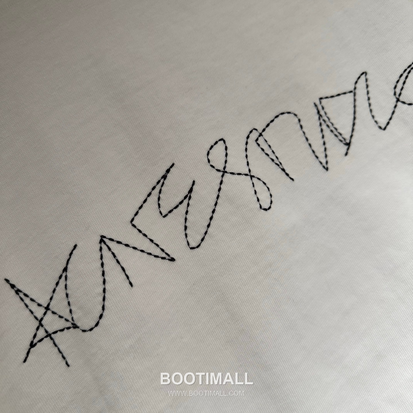 Acne Studios Embroidered Heavy Cotton T-Shirt Black White 아크네 스튜디오 엠브로이더드 헤비 코튼 티셔츠 블랙 화이트 9