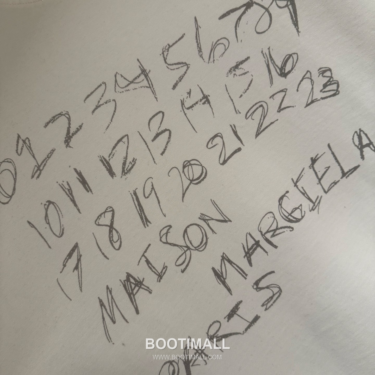 Maison Margiela MM6 Logo Embroidered Heavy Cotton T-Shirt Black 메종 마르지엘라 MM6 로고 자수 헤비 코튼 티셔츠 블랙 6