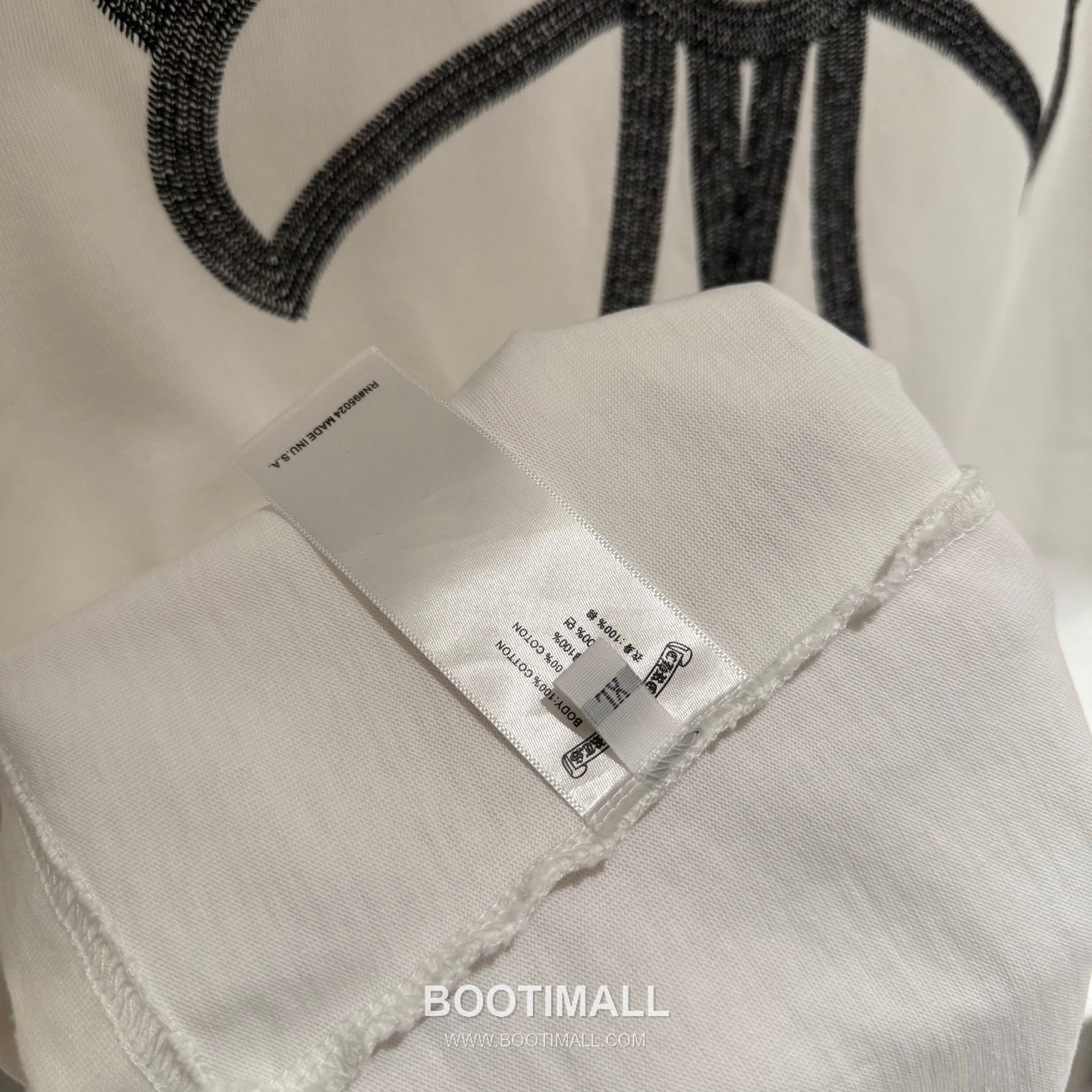 Chrome Hearts Embroidered Heavy Cotton T-Shirt Black White 크롬하츠 자수 헤비 코튼 티셔츠 블랙 화이트 11