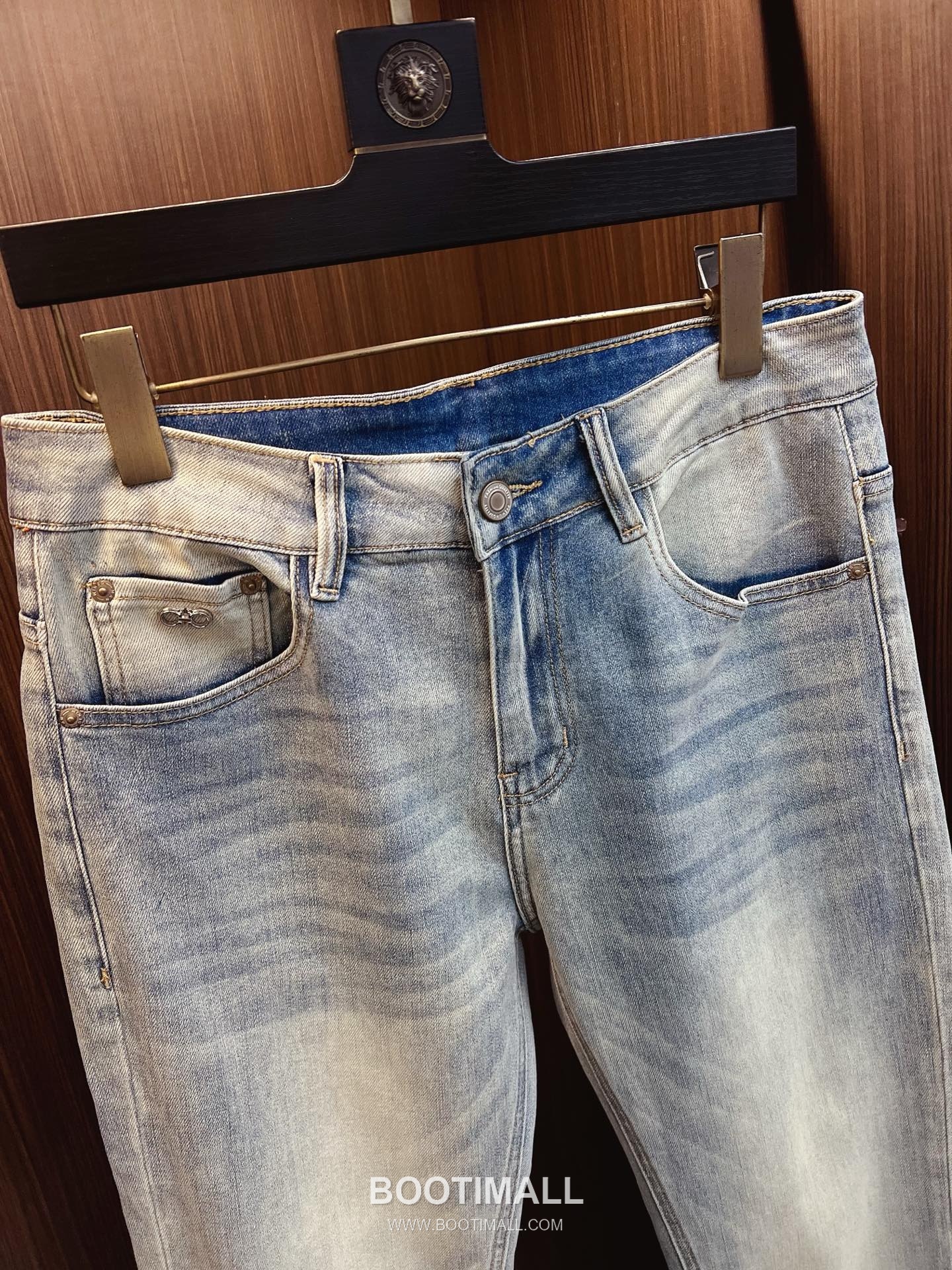 Ferragamo Selvedge Denim Jeans Indigo Blue 페라가모 셀비지 데님 진 인디고 블루 4
