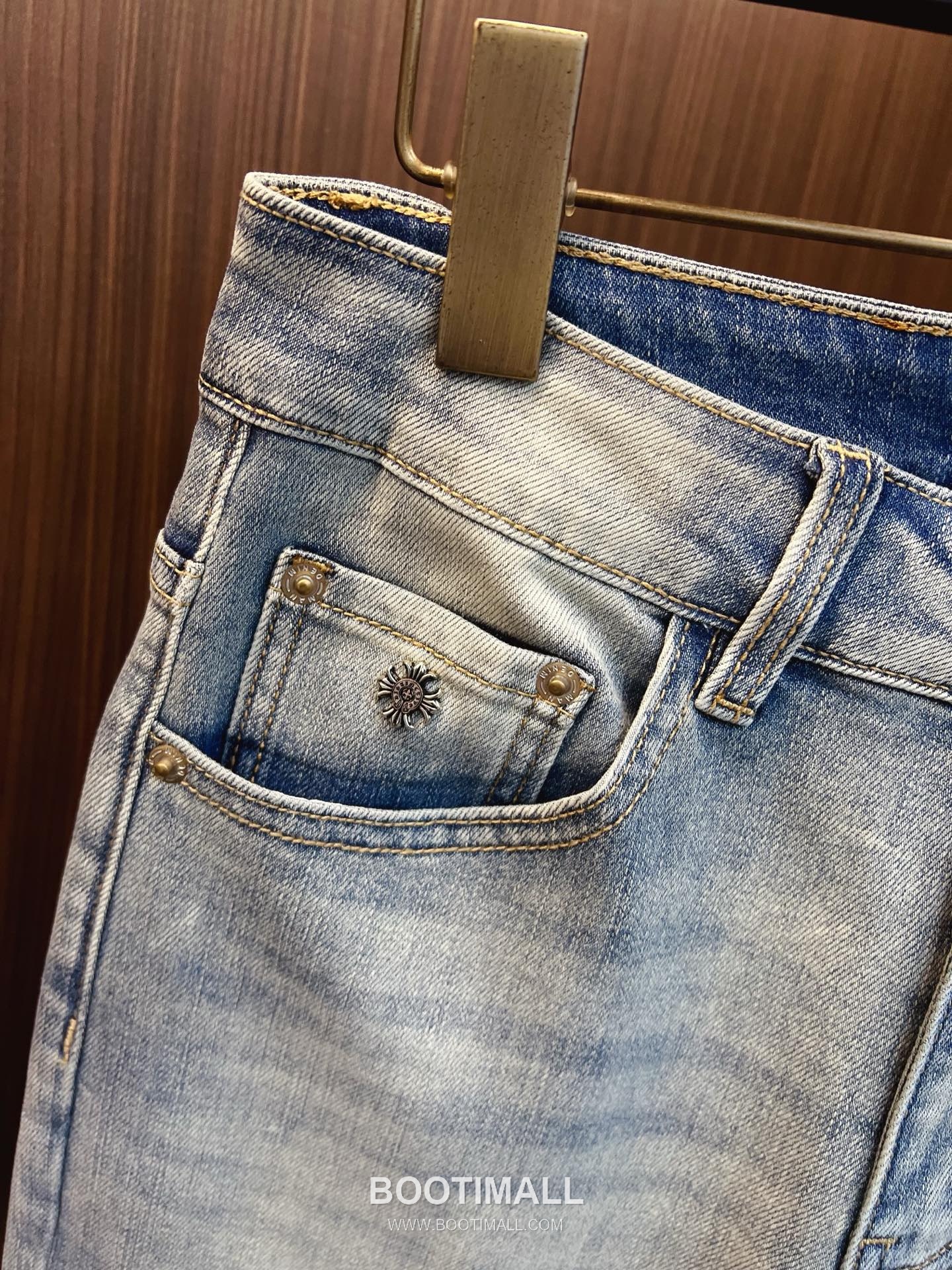 Chrome Hearts Japanese Okayama Denim Jeans Indigo 크롬하츠 재팬 오카야마 데님 진 인디고 5