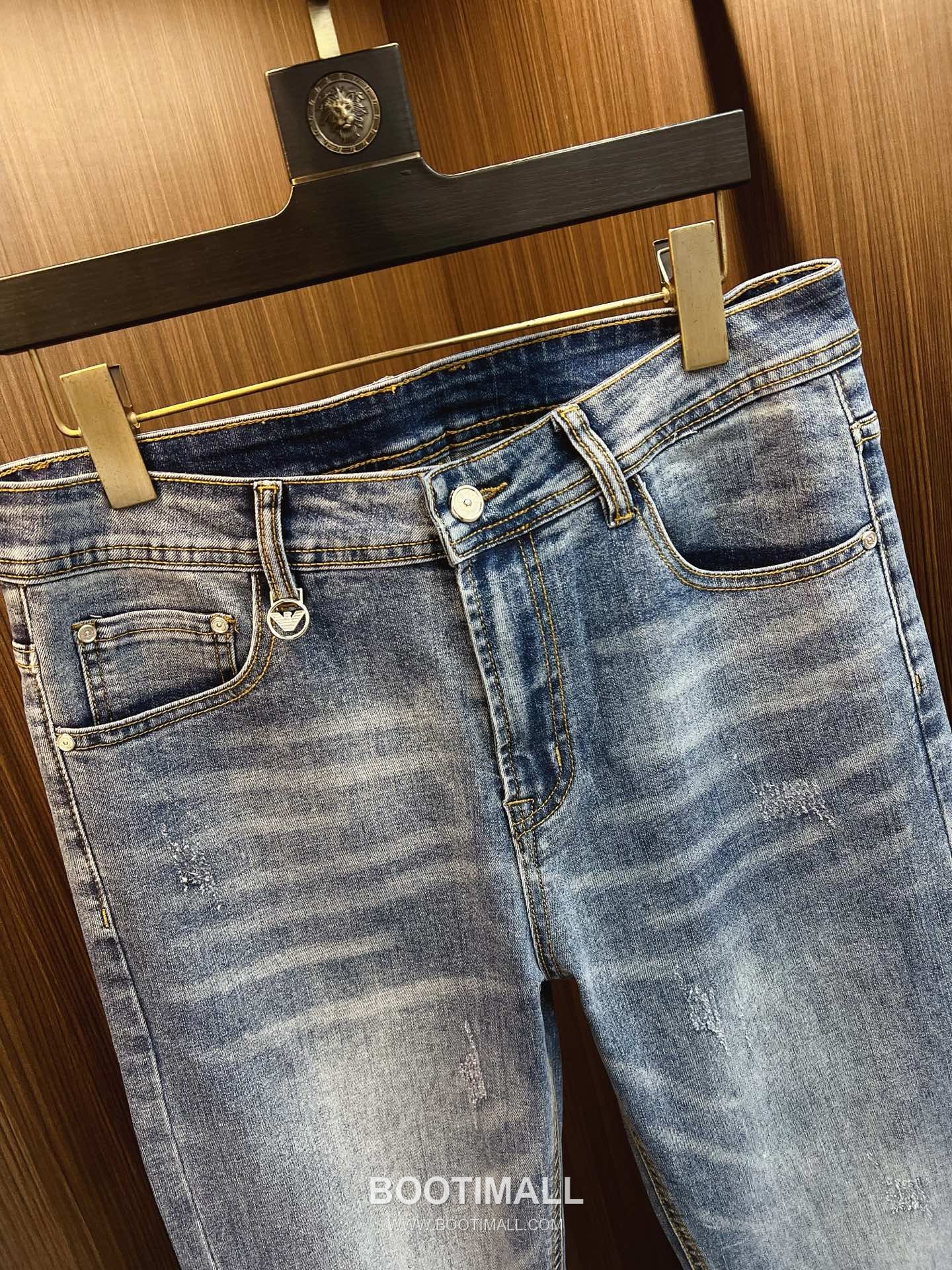 Armani Selvedge Denim Jeans Indigo 아르마니 셀비지 데님 진 인디고 4