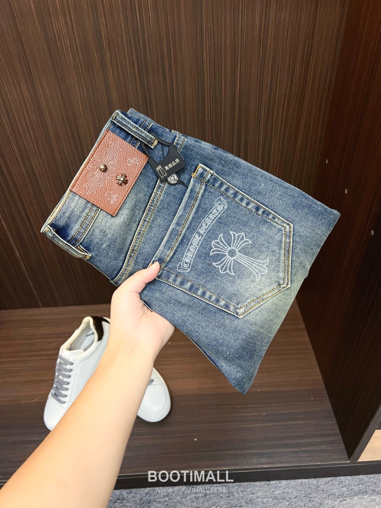 Chrome Hearts Japanese Okayama Denim Straight Jeans Indigo 크롬하츠 재패니즈 오카야마 데님 스트레이트 진 인디고 1