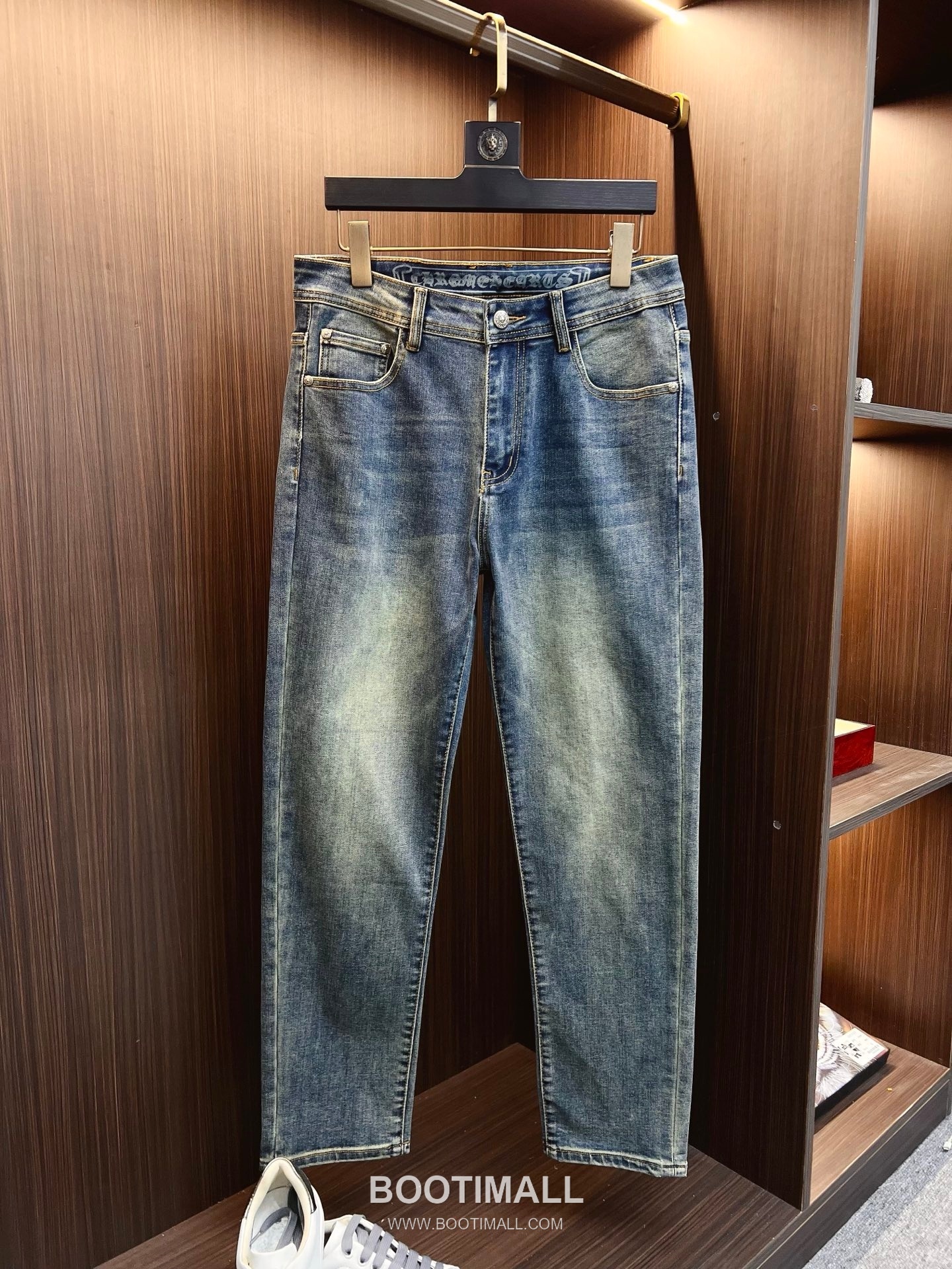 Chrome Hearts Japanese Okayama Denim Straight Jeans Indigo 크롬하츠 재패니즈 오카야마 데님 스트레이트 진 인디고 2