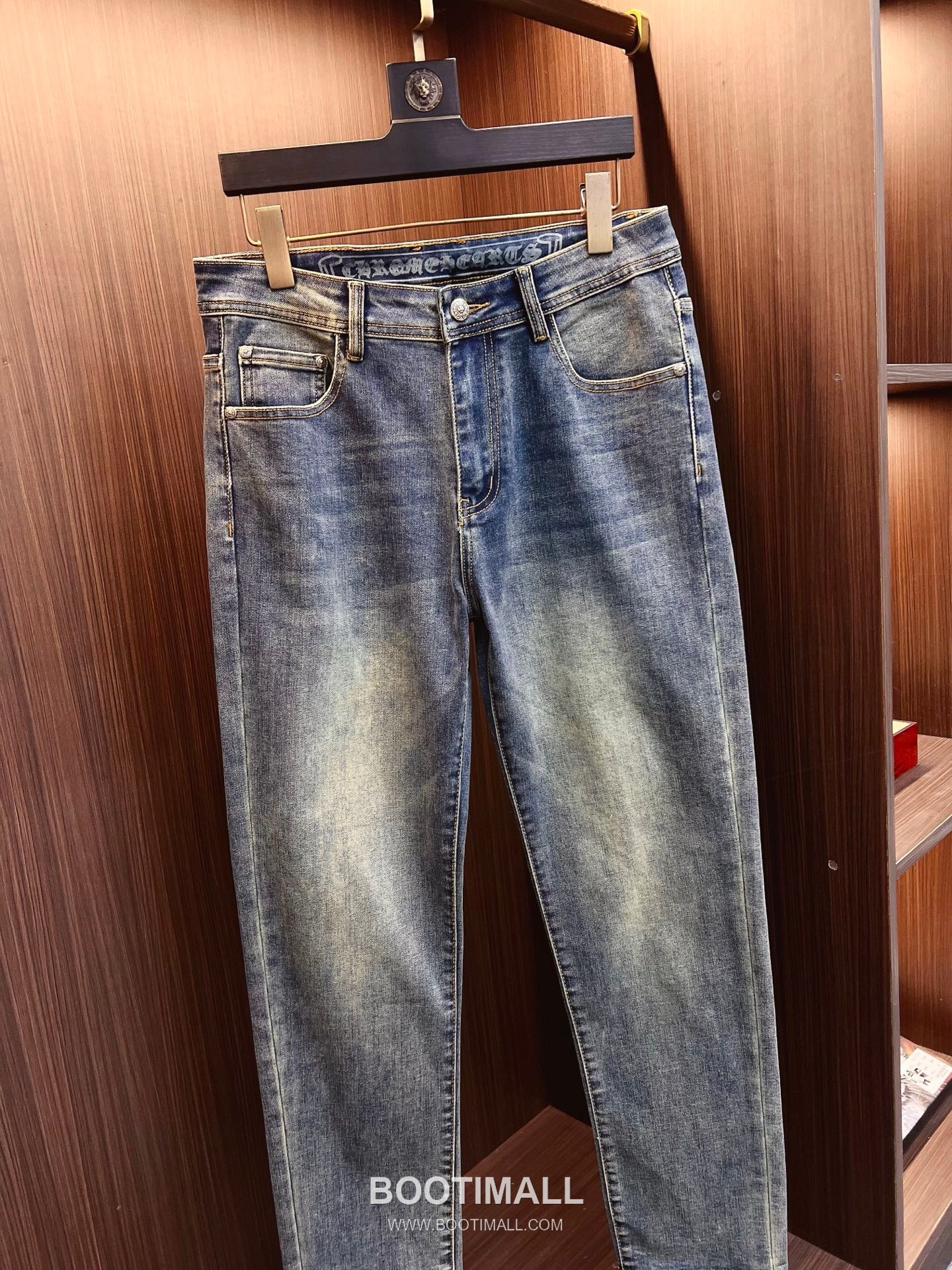 Chrome Hearts Japanese Okayama Denim Straight Jeans Indigo 크롬하츠 재패니즈 오카야마 데님 스트레이트 진 인디고 3
