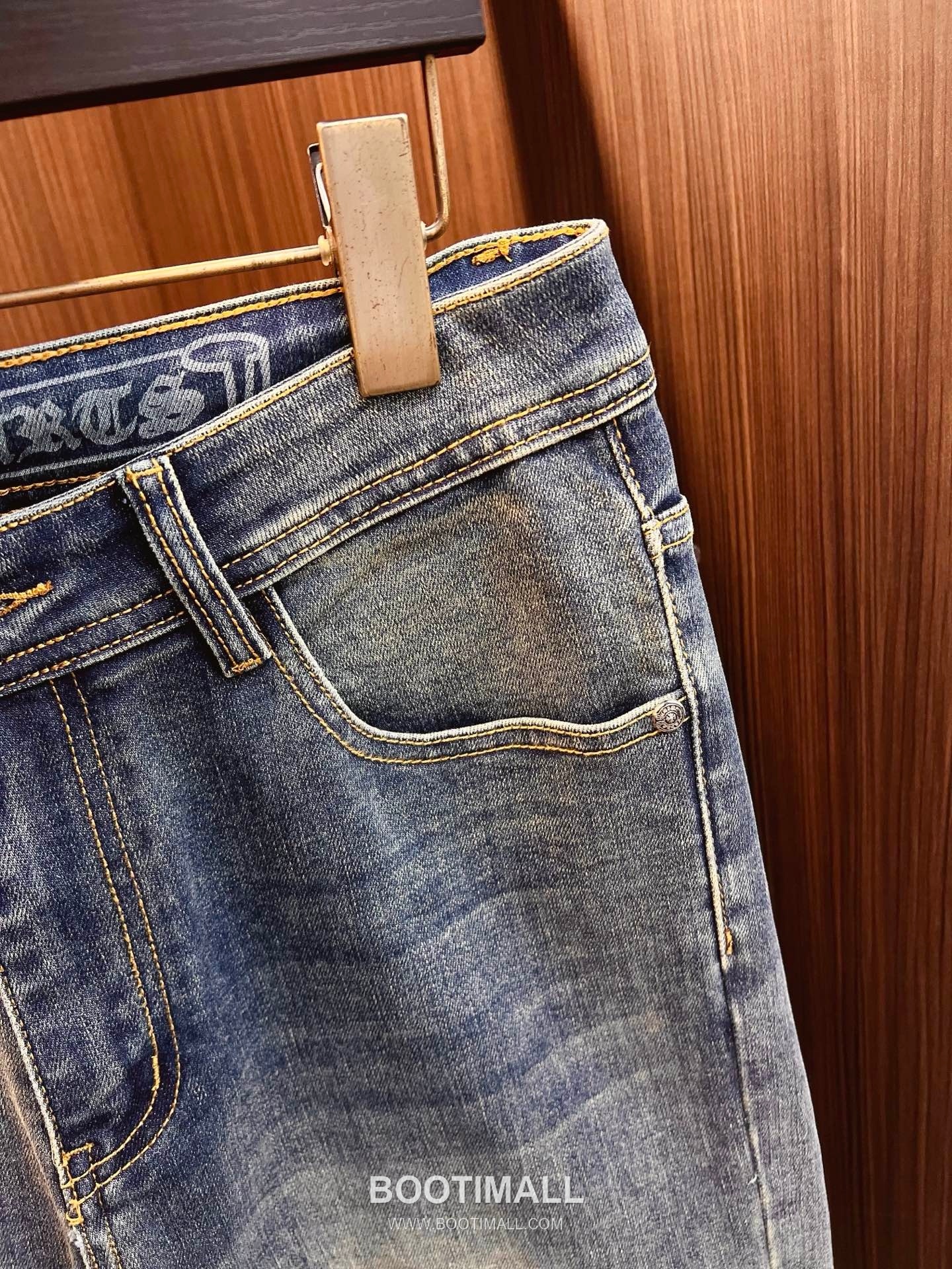 Chrome Hearts Japanese Okayama Denim Straight Jeans Indigo 크롬하츠 재패니즈 오카야마 데님 스트레이트 진 인디고 7