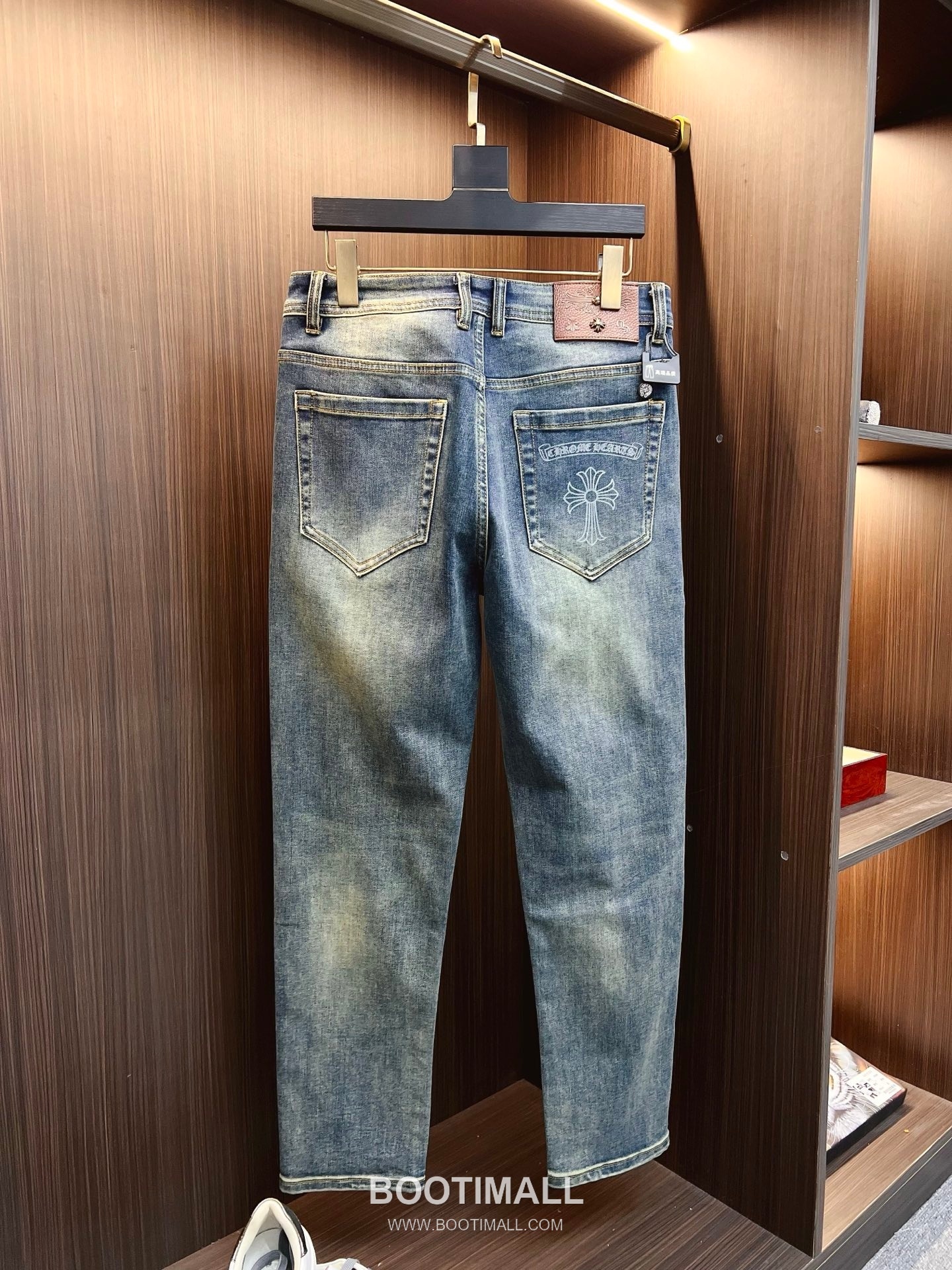 Chrome Hearts Japanese Okayama Denim Straight Jeans Indigo 크롬하츠 재패니즈 오카야마 데님 스트레이트 진 인디고 9