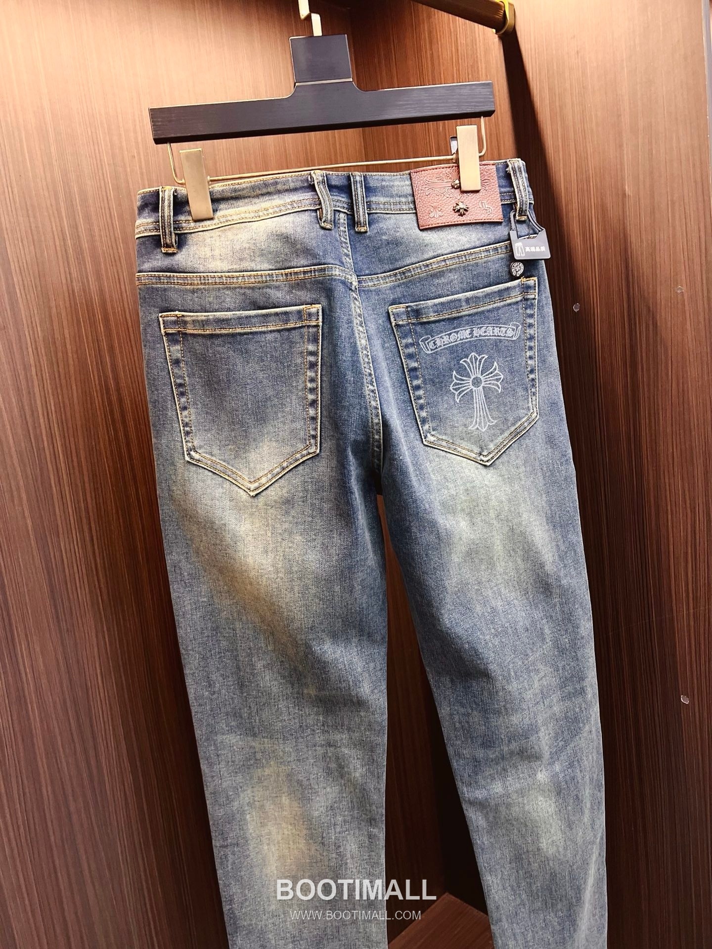Chrome Hearts Japanese Okayama Denim Straight Jeans Indigo 크롬하츠 재패니즈 오카야마 데님 스트레이트 진 인디고 10