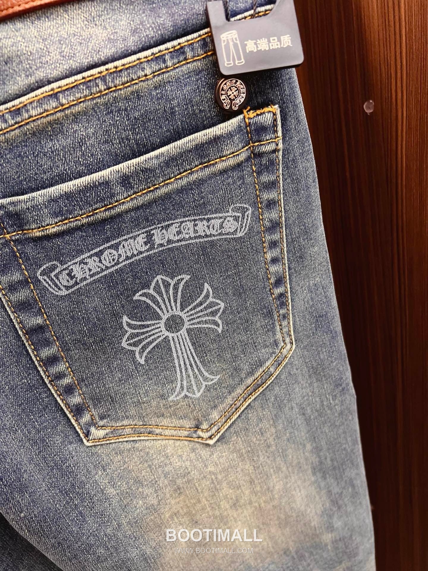 Chrome Hearts Japanese Okayama Denim Straight Jeans Indigo 크롬하츠 재패니즈 오카야마 데님 스트레이트 진 인디고 12