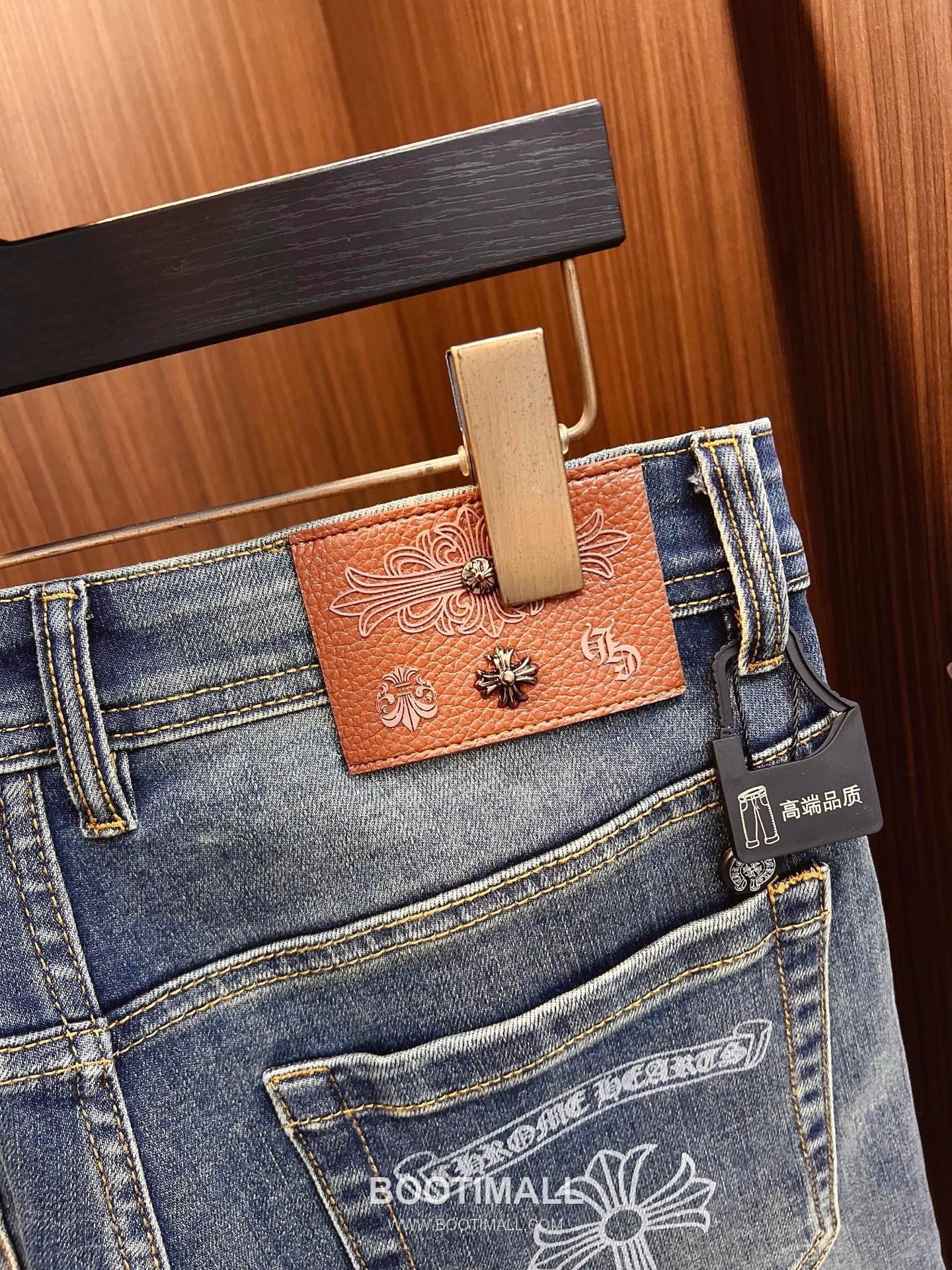 Chrome Hearts Japanese Okayama Denim Straight Jeans Indigo 크롬하츠 재패니즈 오카야마 데님 스트레이트 진 인디고 13