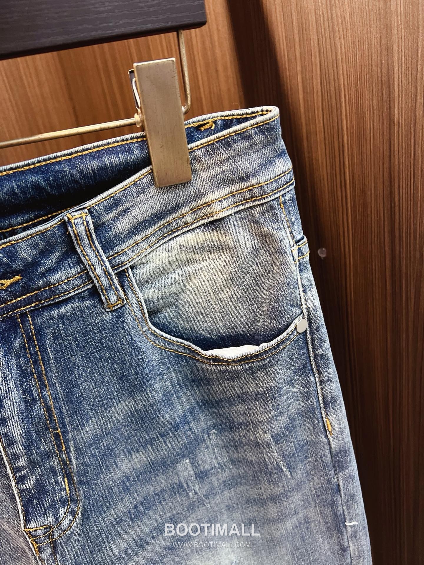 Givenchy Selvedge Denim Straight Jeans Indigo 지방시 셀비지 데님 스트레이트 진 인디고 7