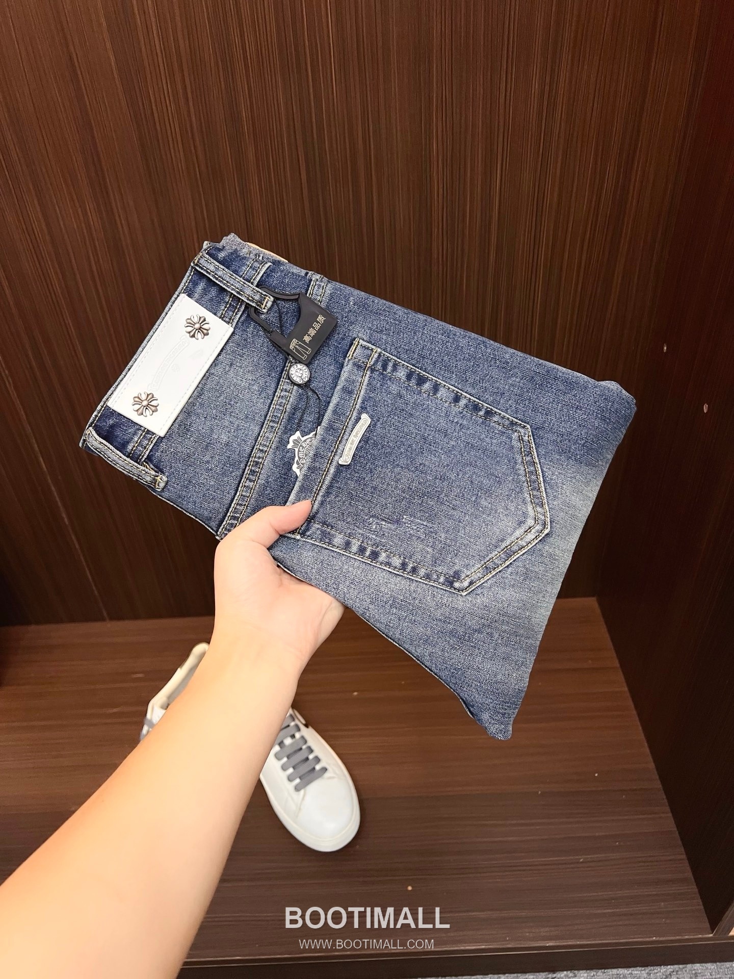 Chrome Hearts Japanese Okayama Denim Straight Jeans Indigo 크롬하츠 재패니즈 오카야마 데님 스트레이트 진 인디고 1