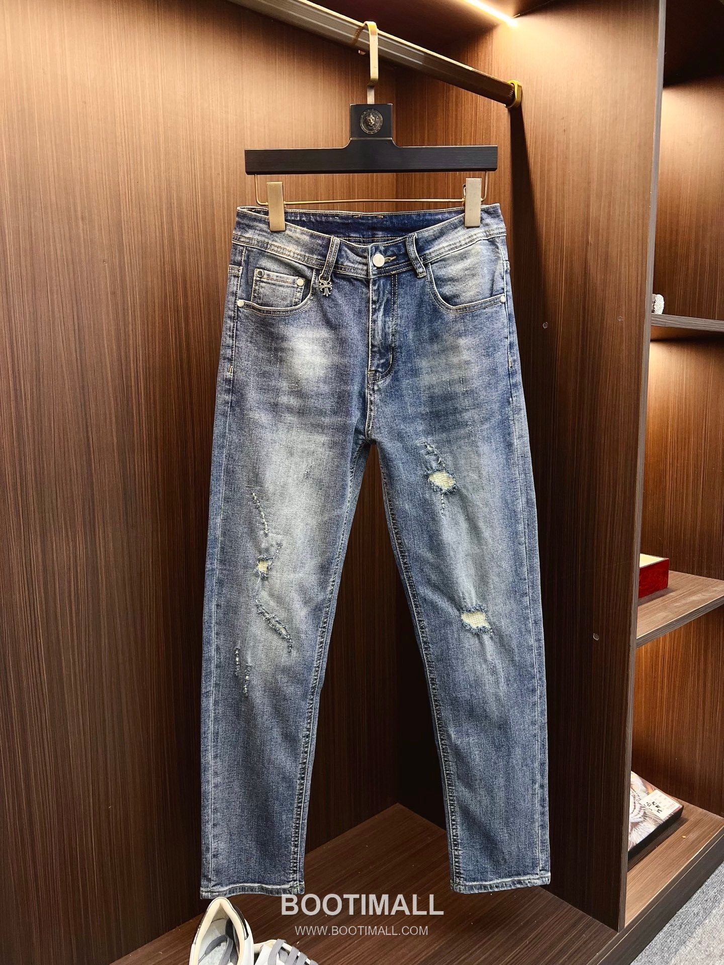Chrome Hearts Japanese Okayama Denim Straight Jeans Indigo 크롬하츠 재패니즈 오카야마 데님 스트레이트 진 인디고 2