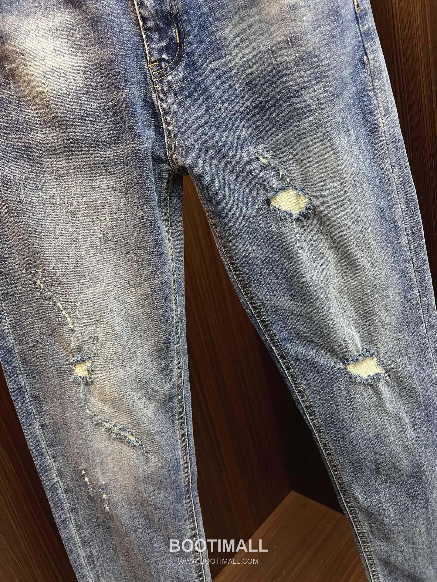 Chrome Hearts Japanese Okayama Denim Straight Jeans Indigo 크롬하츠 재패니즈 오카야마 데님 스트레이트 진 인디고 8