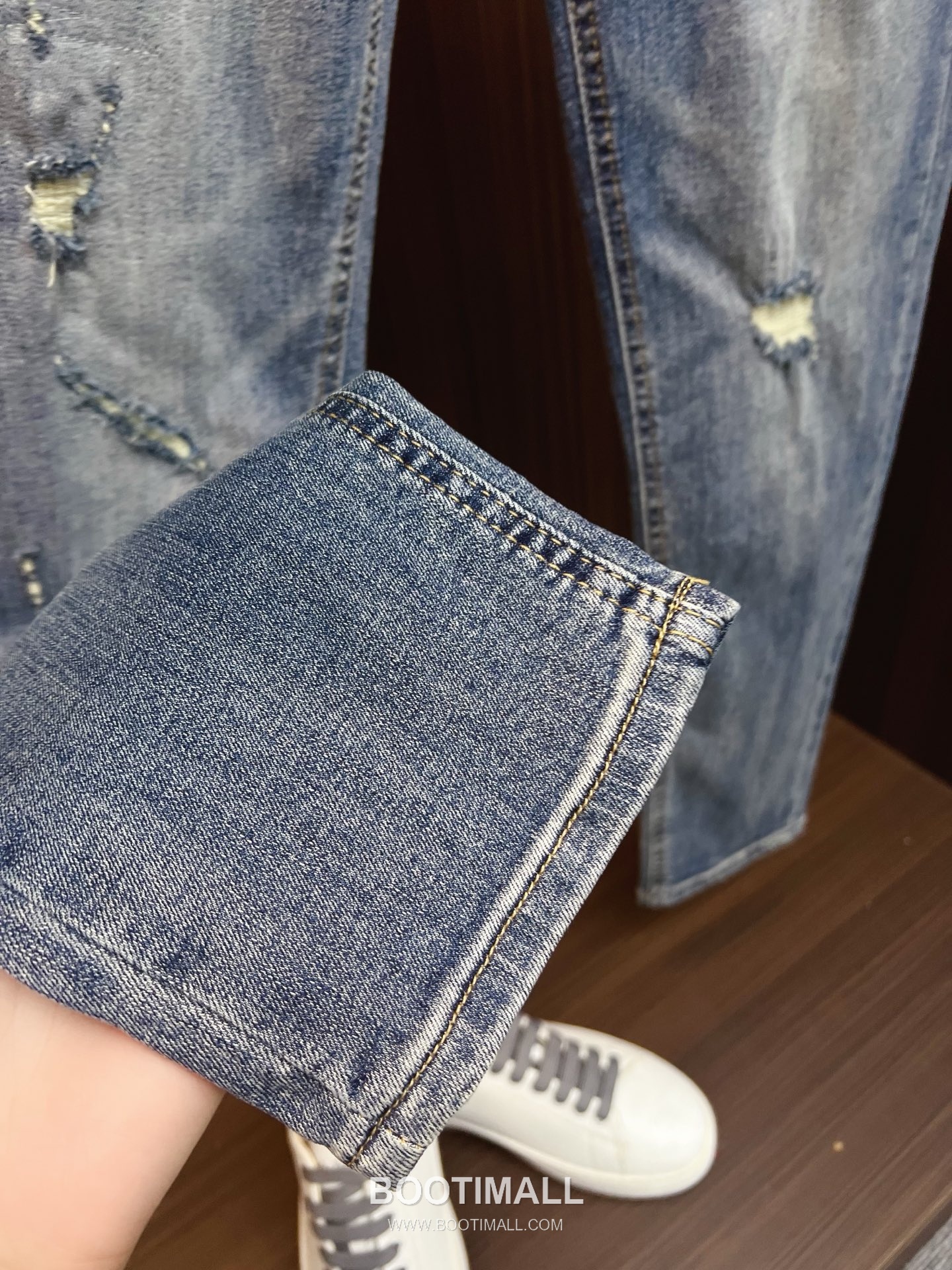 Chrome Hearts Japanese Okayama Denim Straight Jeans Indigo 크롬하츠 재패니즈 오카야마 데님 스트레이트 진 인디고 9