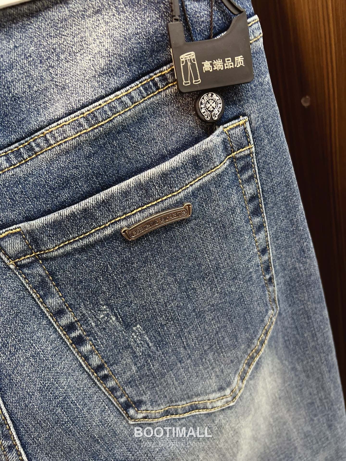 Chrome Hearts Japanese Okayama Denim Straight Jeans Indigo 크롬하츠 재패니즈 오카야마 데님 스트레이트 진 인디고 13