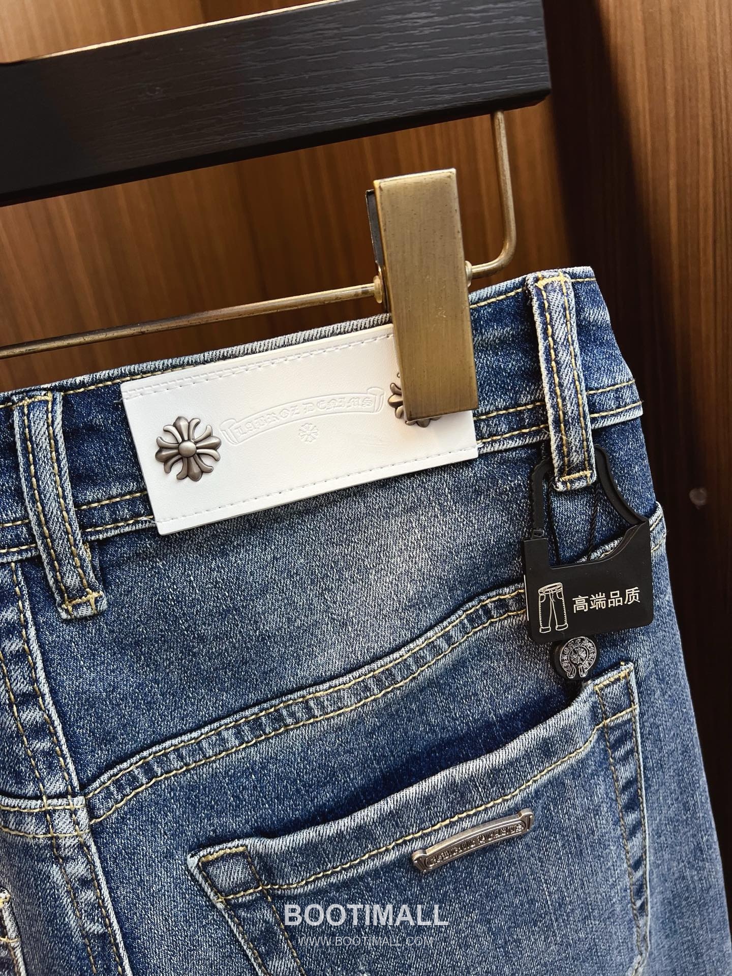 Chrome Hearts Japanese Okayama Denim Straight Jeans Indigo 크롬하츠 재패니즈 오카야마 데님 스트레이트 진 인디고 14