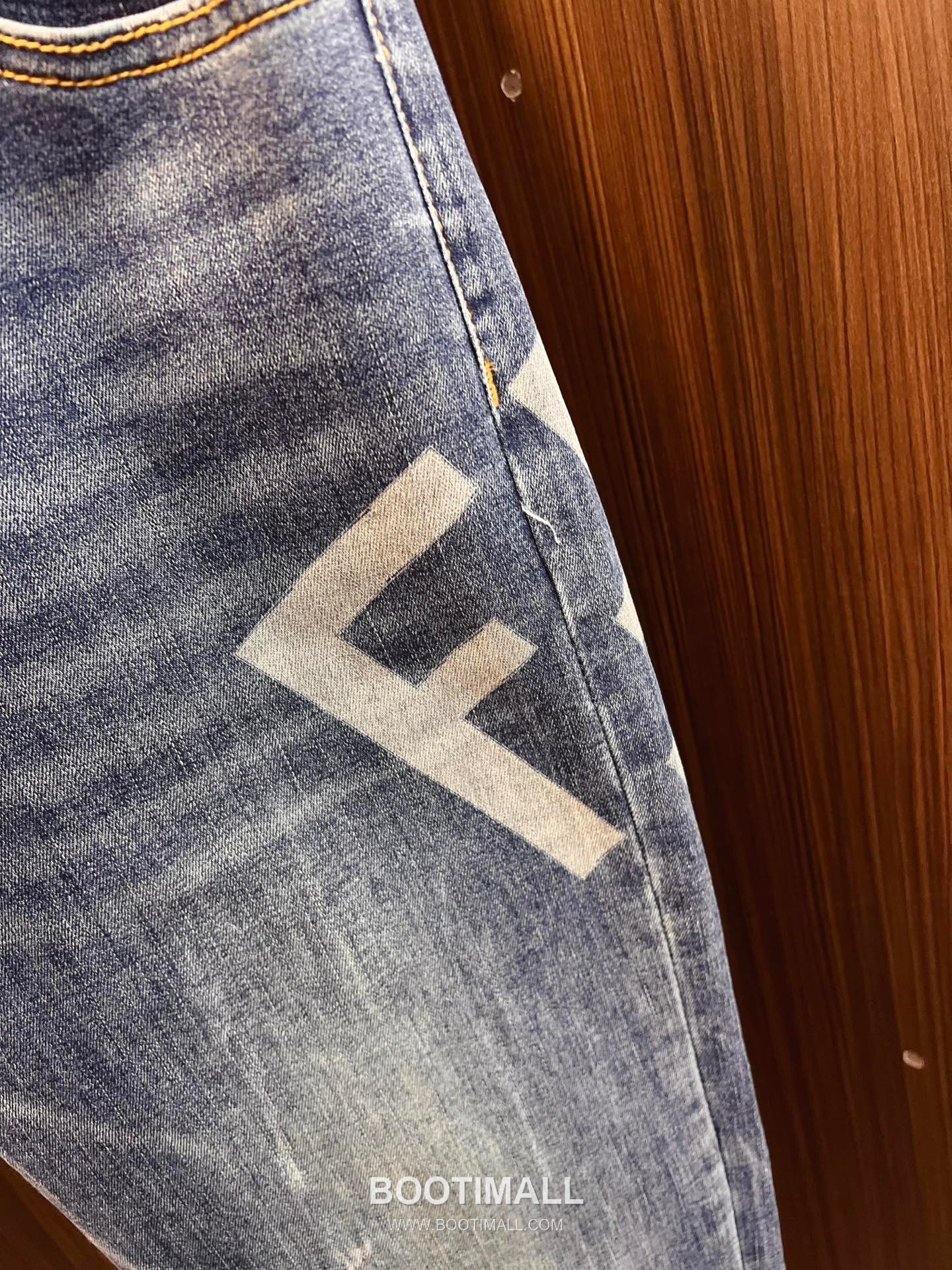 Fendi Selvedge Denim Jeans Indigo Blue 펜디 셀비지 데님 진 인디고 블루 8