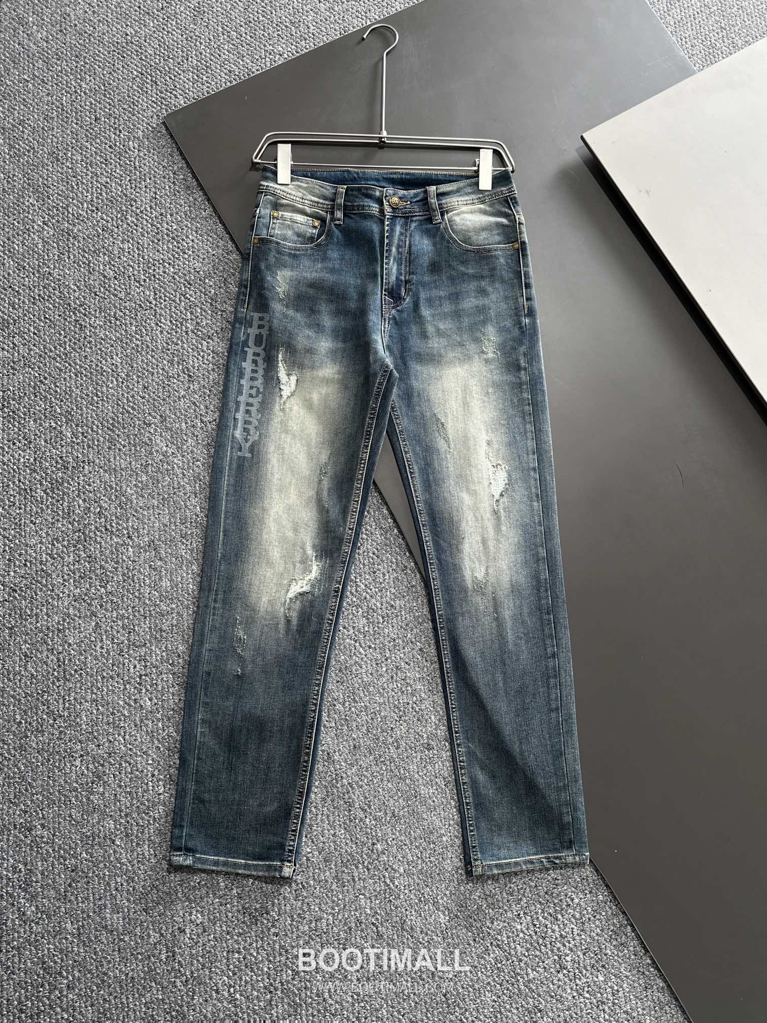 Burberry Cotton Denim Jeans Blue 버버리 코튼 데님 진 블루 2