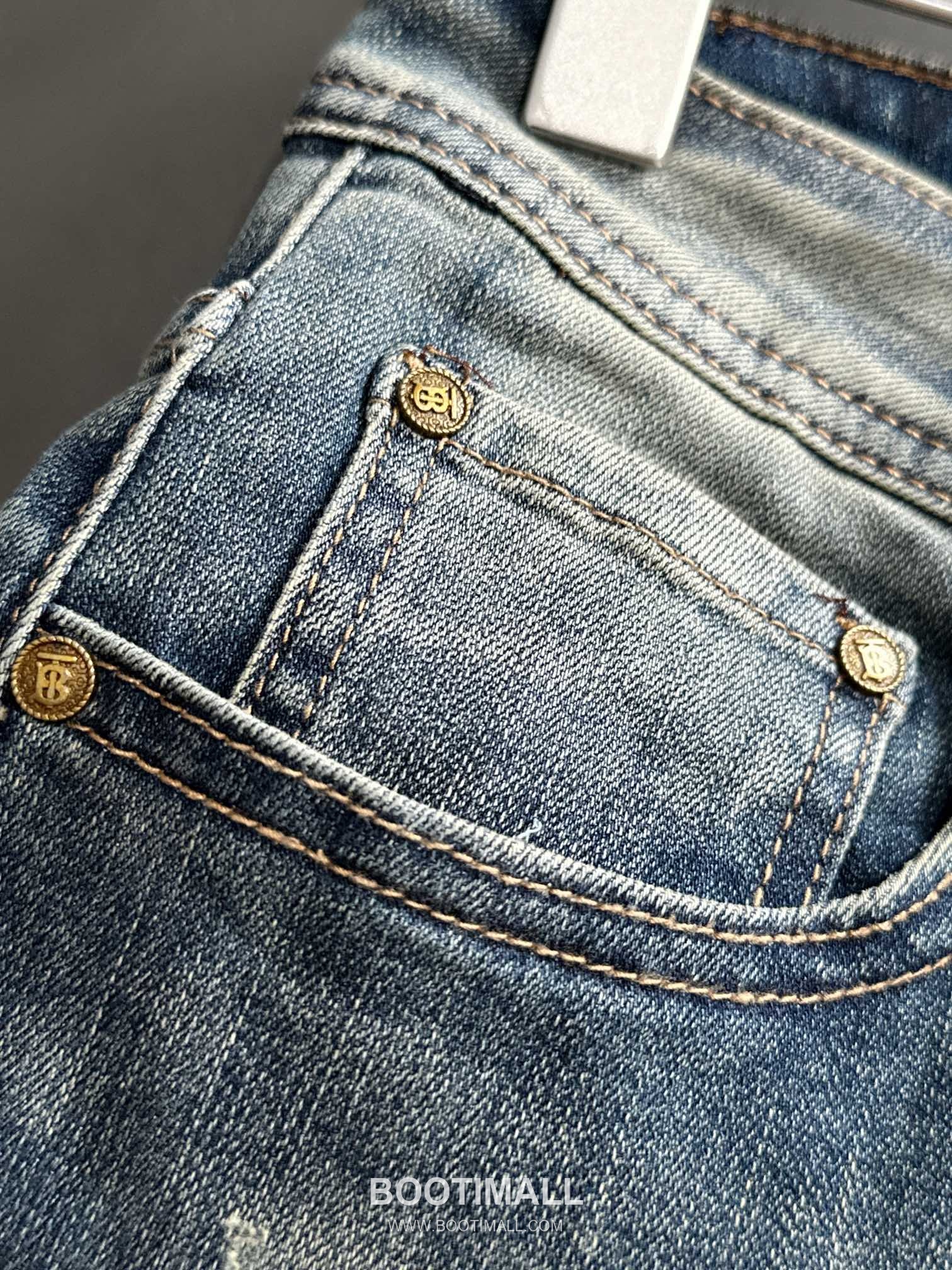 Burberry Cotton Denim Jeans Blue 버버리 코튼 데님 진 블루 7