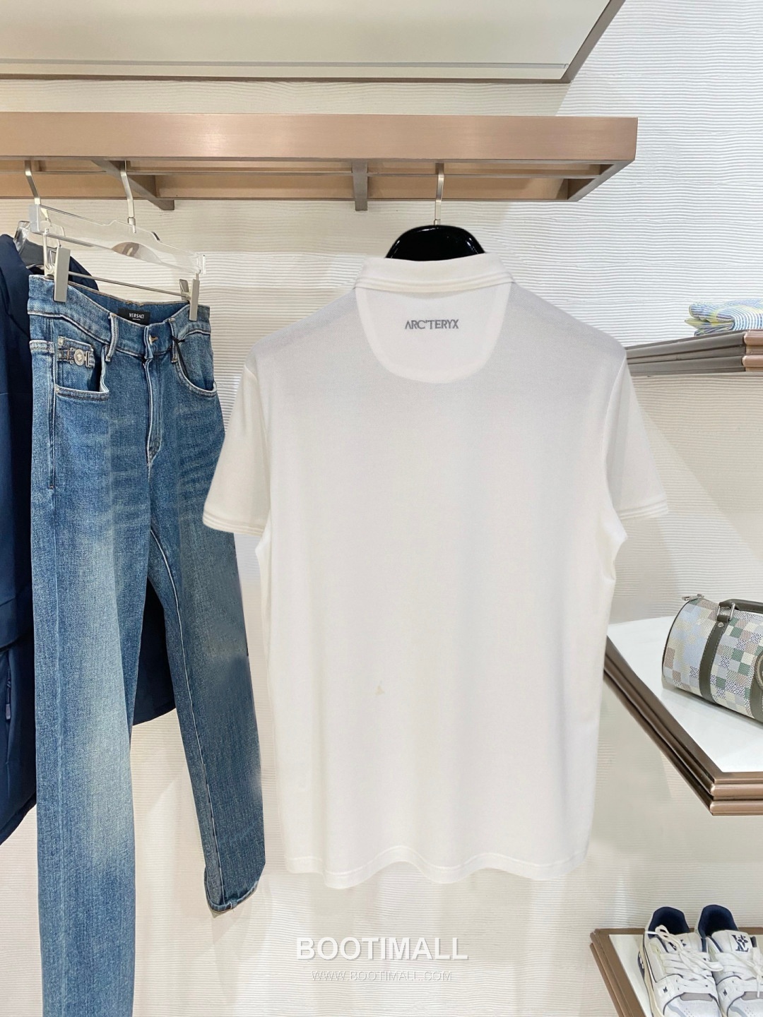 Off-White Logo Pique Cotton Polo Shirt 오프화이트 로고 피케 코튼 폴로 셔츠 8