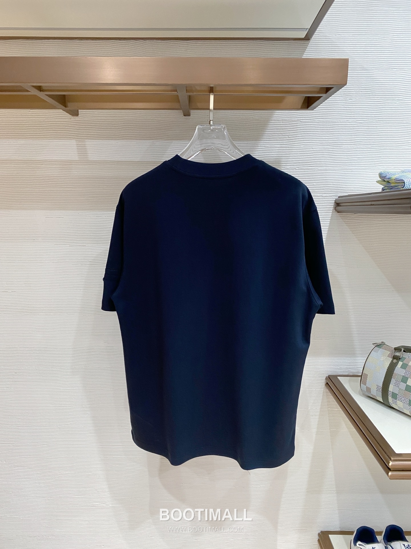 Prada Logo Cotton T-Shirt Black White 프라다 로고 코튼 티셔츠 블랙 화이트 9