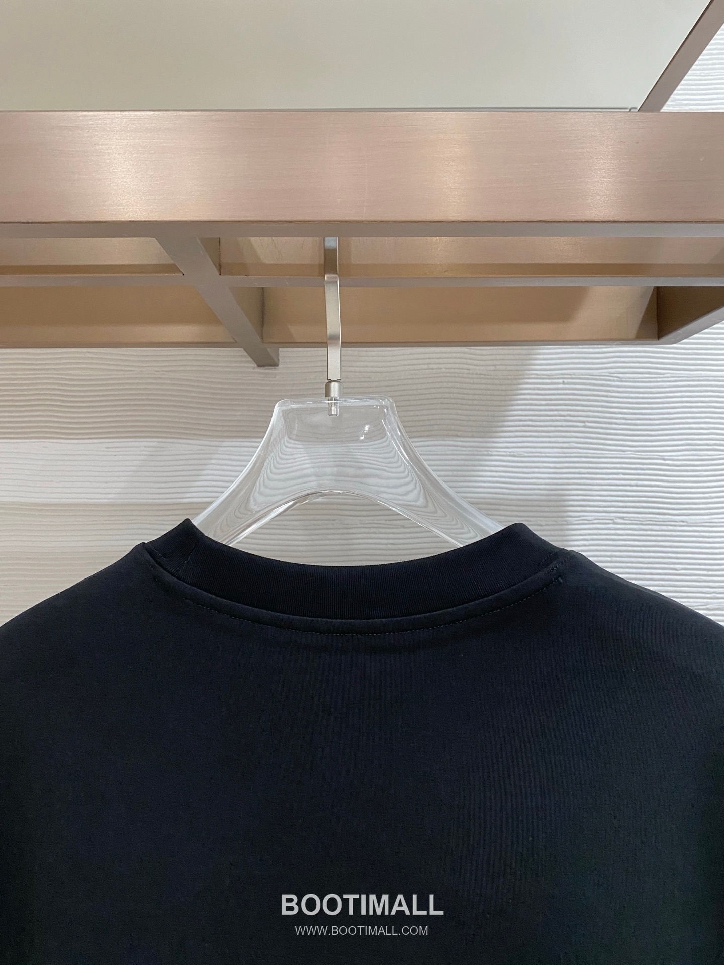 Prada Logo Cotton T-Shirt Black White 프라다 로고 코튼 티셔츠 블랙 화이트 8