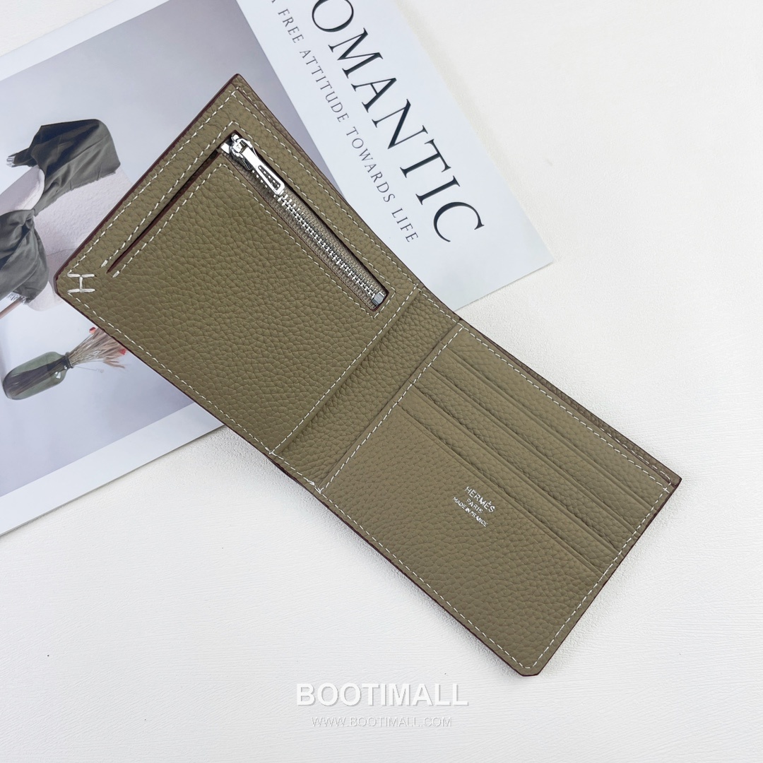 Hermes Evercolor Short Wallet H525 Evercolor Calfskin Compact Wallet 에르메스 에버컬러 숏 월렛 H525 에버컬러 카프스킨 반지갑 11cm -2 4