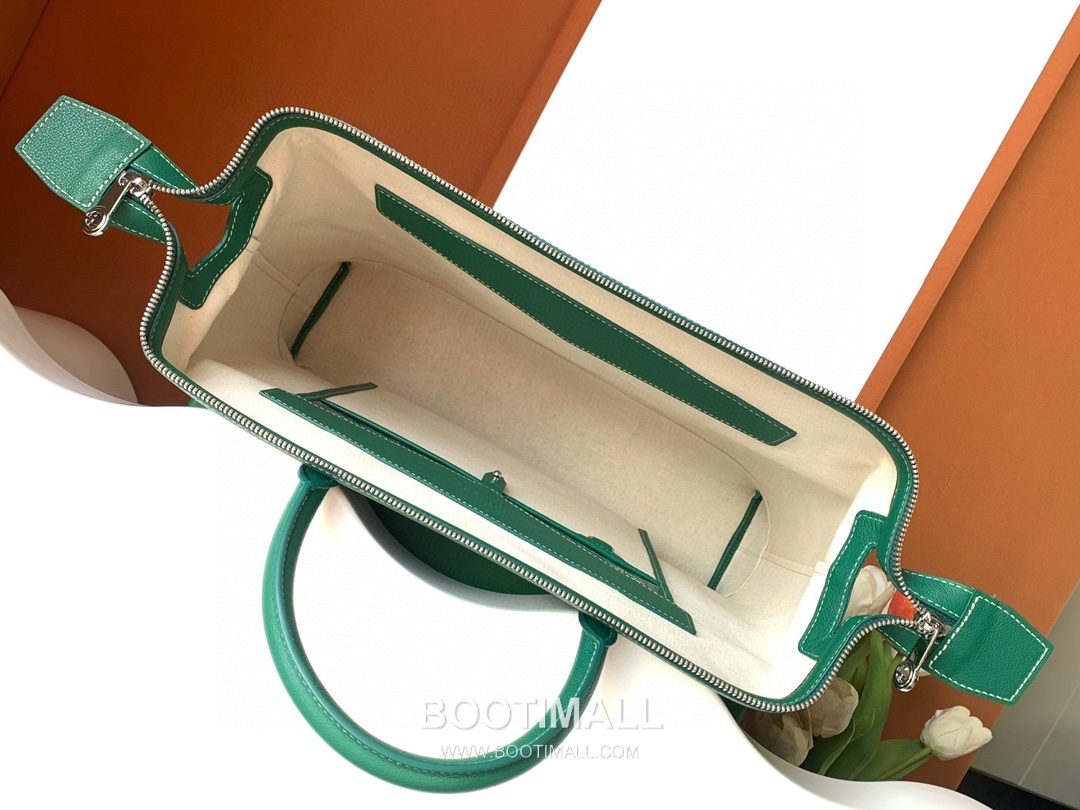 Goyard Cisalpin Briefcase Goyardine Canvas Green Briefcase 고야드 시살팽 브리프케이스 고야딘 캔버스 그린 브리프케이스 39cm 8