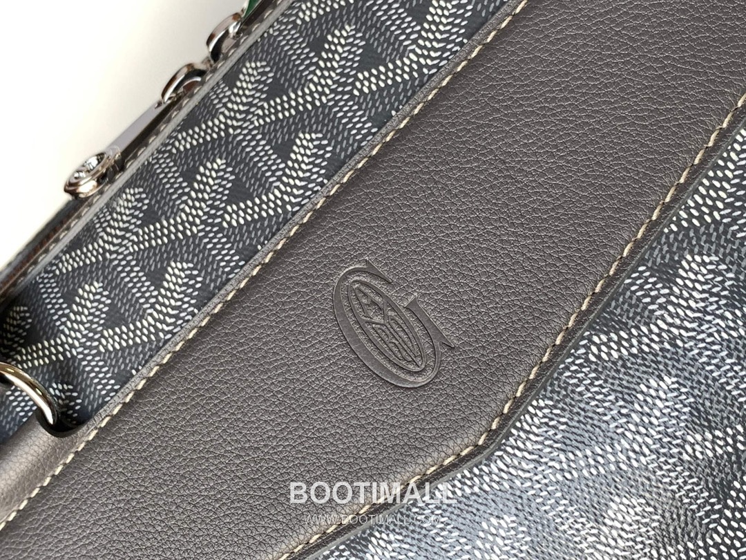 Goyard Cisalpin Briefcase Goyardine Canvas Green Briefcase 고야드 시살팽 브리프케이스 고야딘 캔버스 그린 브리프케이스 39cm 5