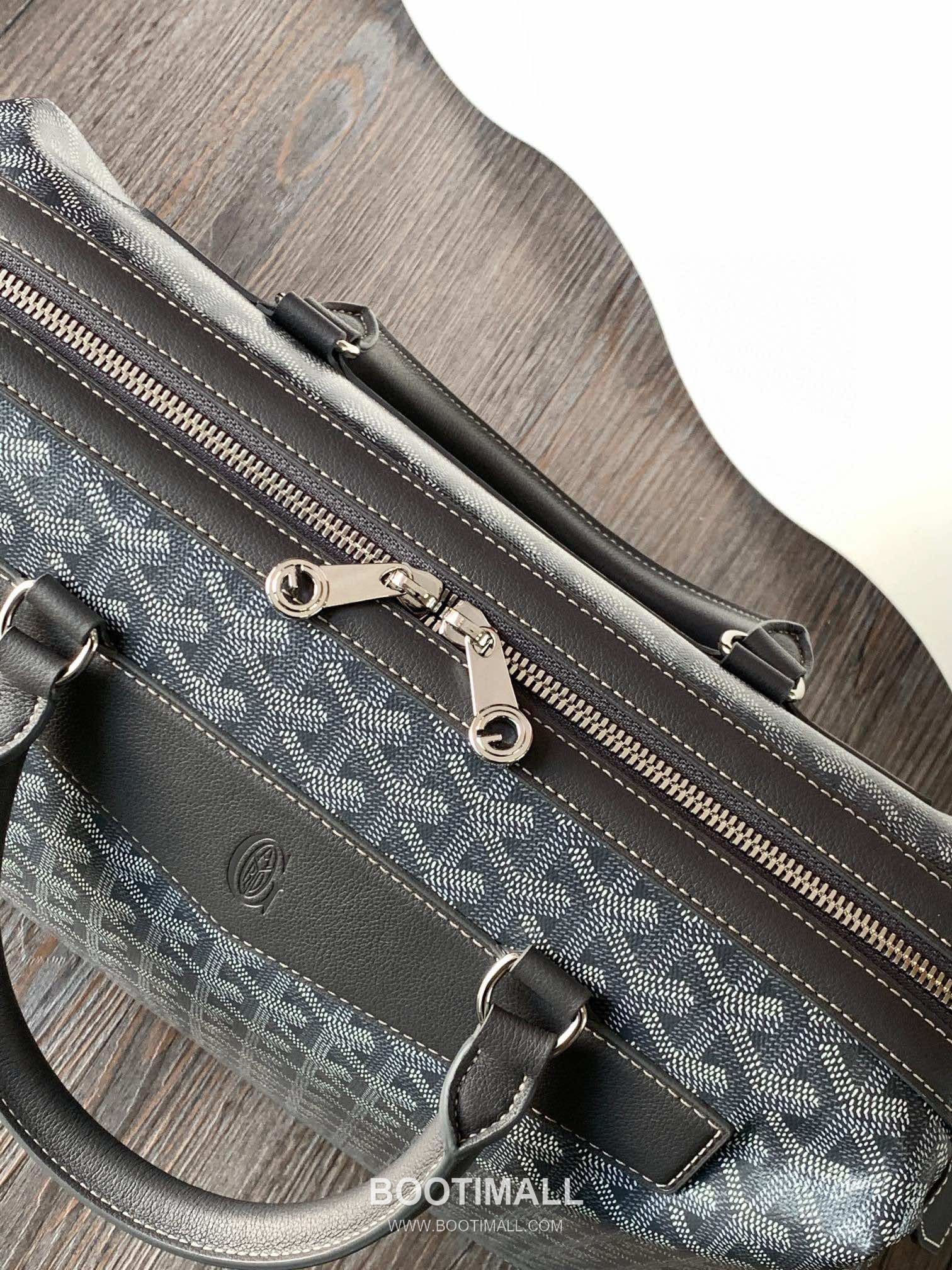 Goyard Cisalpin Briefcase Goyardine Canvas Green Briefcase 고야드 시살팽 브리프케이스 고야딘 캔버스 그린 브리프케이스 39cm 7