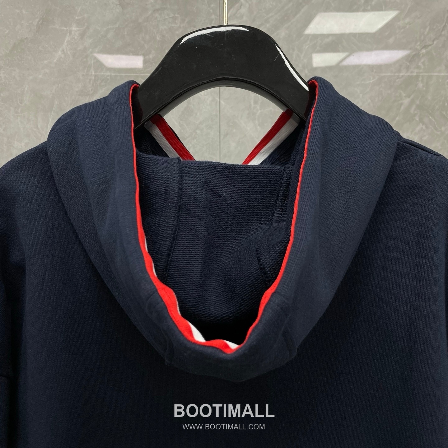 Thom Browne Drawstring Hood Sweatshirt Cotton Navy Hoodie 드로스트링 후드 스웨트셔츠 코튼 네이비 후드 1, 2, 3, 4 13