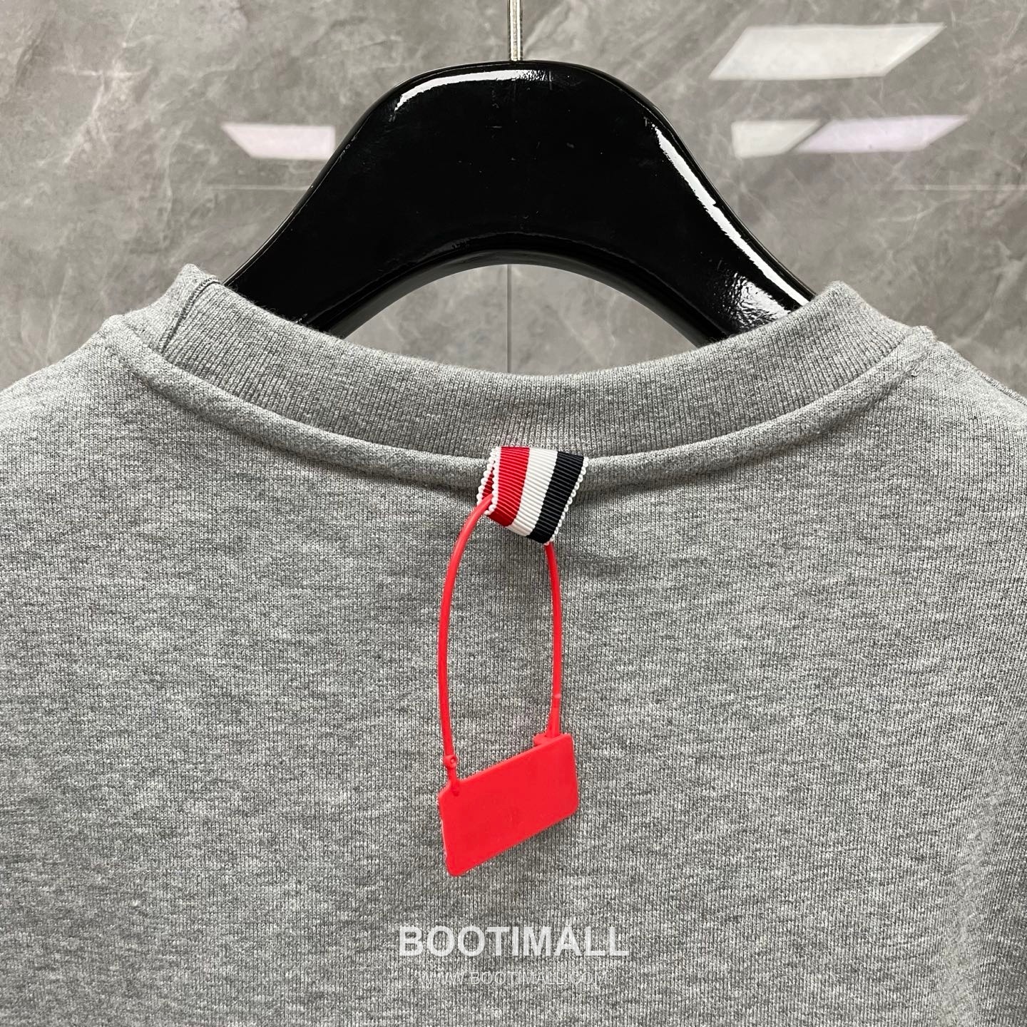 Thom Browne Tricolor Ribbed Hoodie Cotton Navy Hoodie 트라이컬러 리브드 후드 코튼 네이비 후드 12