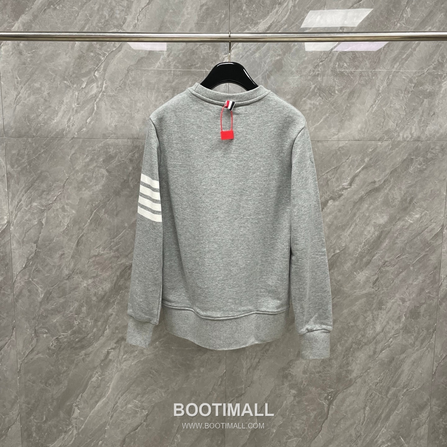 Thom Browne Tricolor Ribbed Hoodie Cotton Navy Hoodie 트라이컬러 리브드 후드 코튼 네이비 후드 13