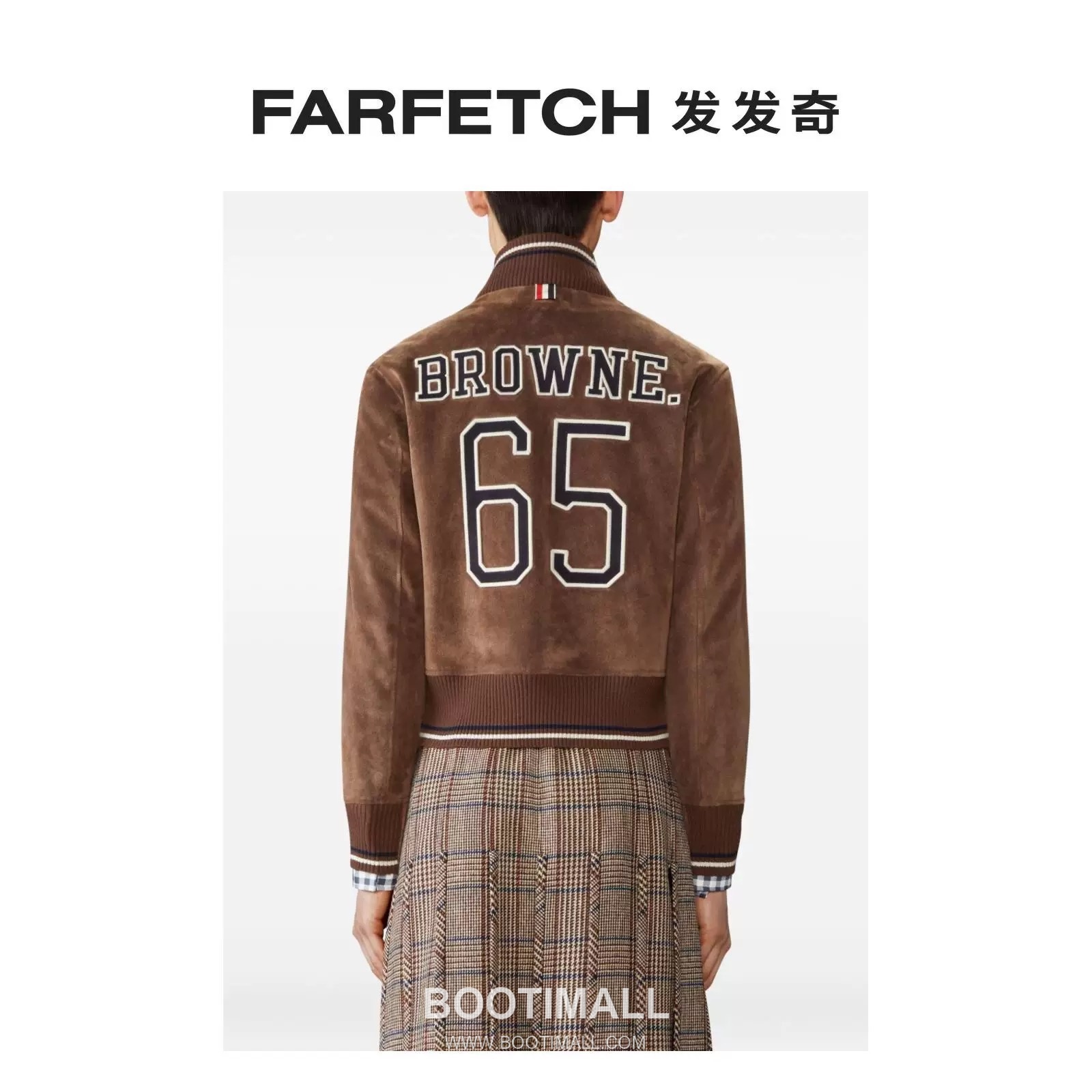 Thom Browne Tricolor Ribbed Hoodie Cotton Navy Hoodie 트라이컬러 리브드 후드 코튼 네이비 후드 2