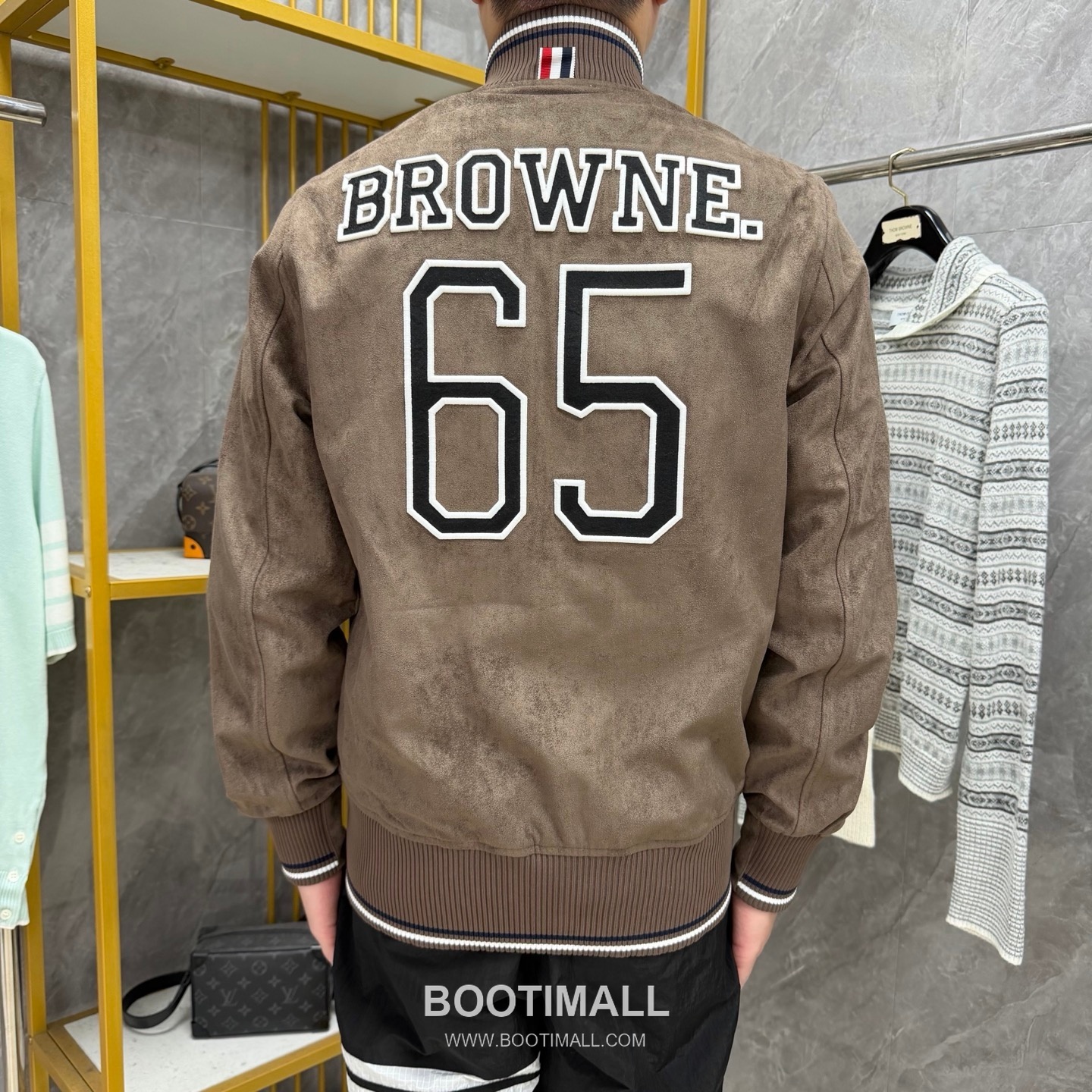 Thom Browne Tricolor Ribbed Hoodie Cotton Navy Hoodie 트라이컬러 리브드 후드 코튼 네이비 후드 6