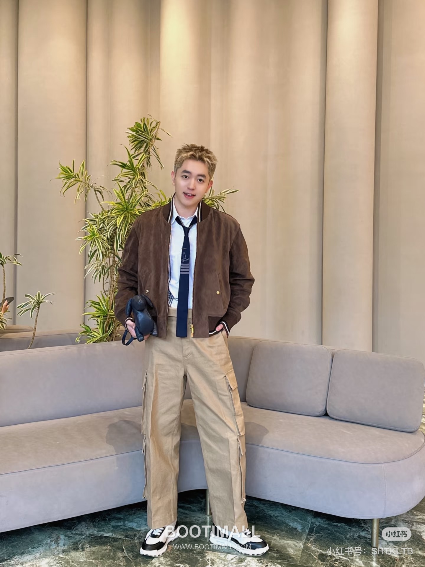 Thom Browne Tricolor Ribbed Hoodie Cotton Navy Hoodie 트라이컬러 리브드 후드 코튼 네이비 후드 11