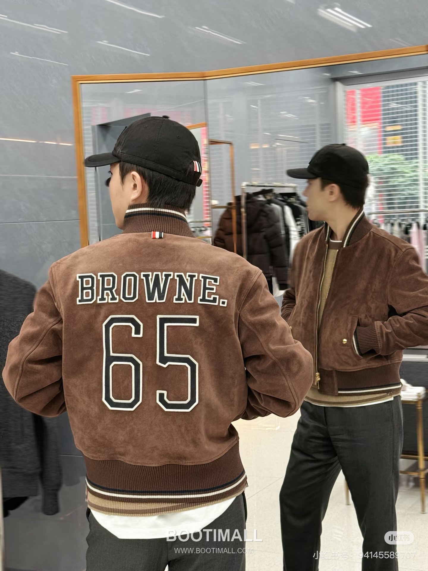 Thom Browne Tricolor Ribbed Hoodie Cotton Navy Hoodie 트라이컬러 리브드 후드 코튼 네이비 후드 18