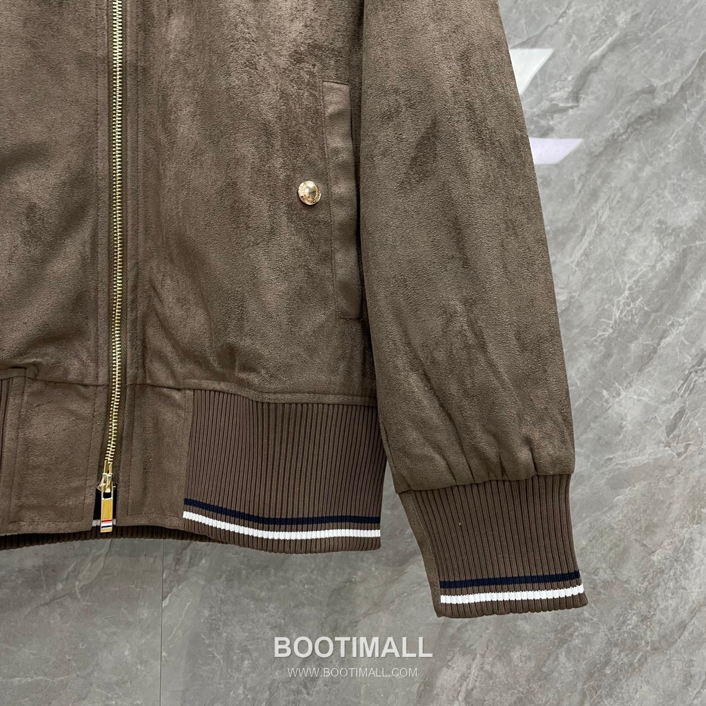 Thom Browne Tricolor Ribbed Hoodie Cotton Navy Hoodie 트라이컬러 리브드 후드 코튼 네이비 후드 23