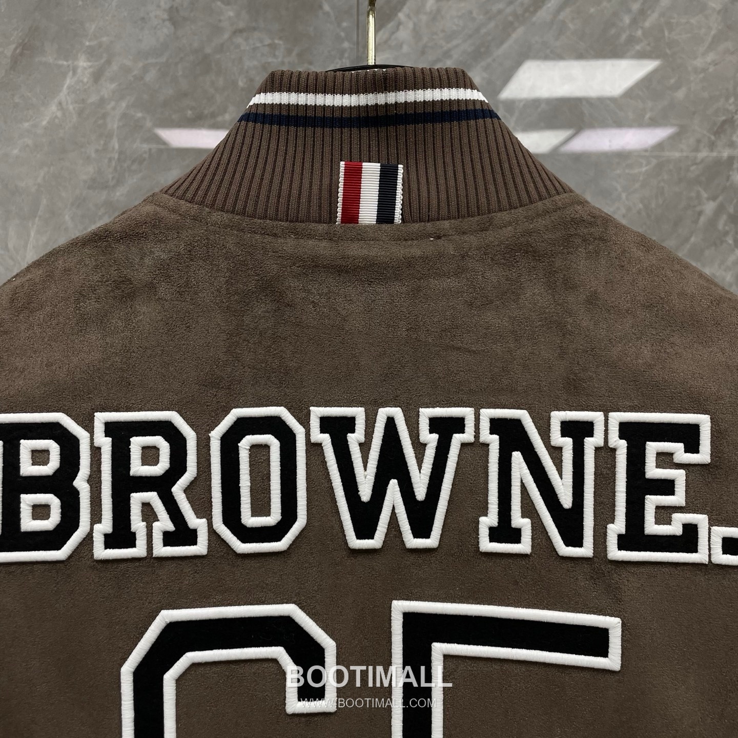 Thom Browne Tricolor Ribbed Hoodie Cotton Navy Hoodie 트라이컬러 리브드 후드 코튼 네이비 후드 25