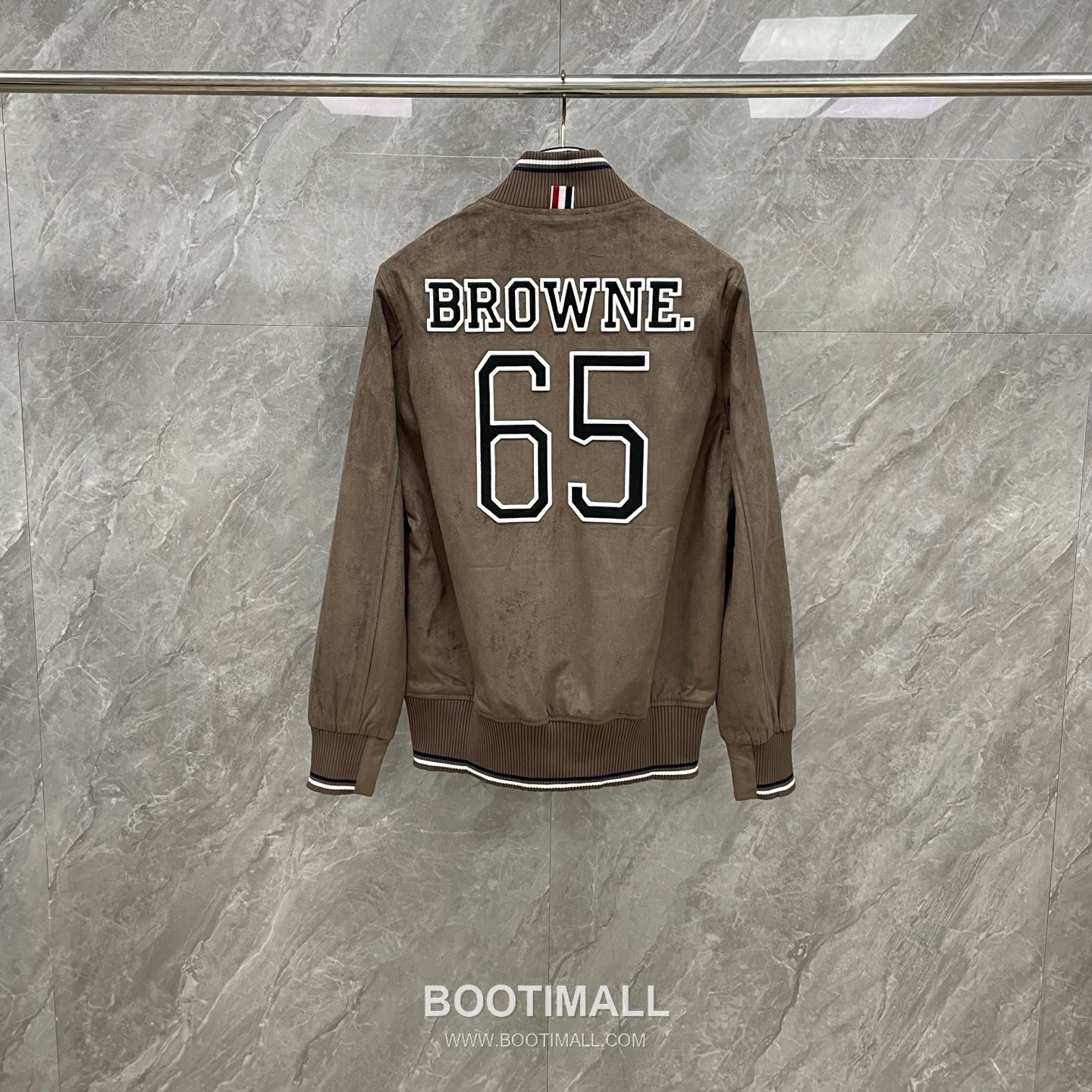 Thom Browne Tricolor Ribbed Hoodie Cotton Navy Hoodie 트라이컬러 리브드 후드 코튼 네이비 후드 26