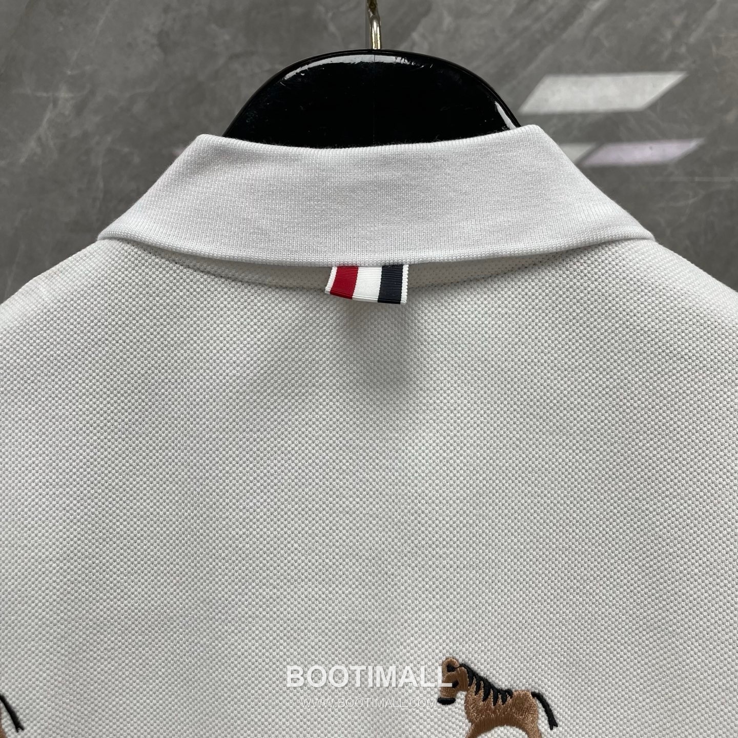 Thom Browne Horse Embroidery Polo Shirt - Year of the Horse Limited Edition Cotton Navy Blue, Gray, White Polo Shirt 말 자수 폴로 셔츠 - 말의 해 한정판 코튼 네이비 블루, 그레이, 화이트 폴로 셔츠 1, 2, 3, 4, 5 13