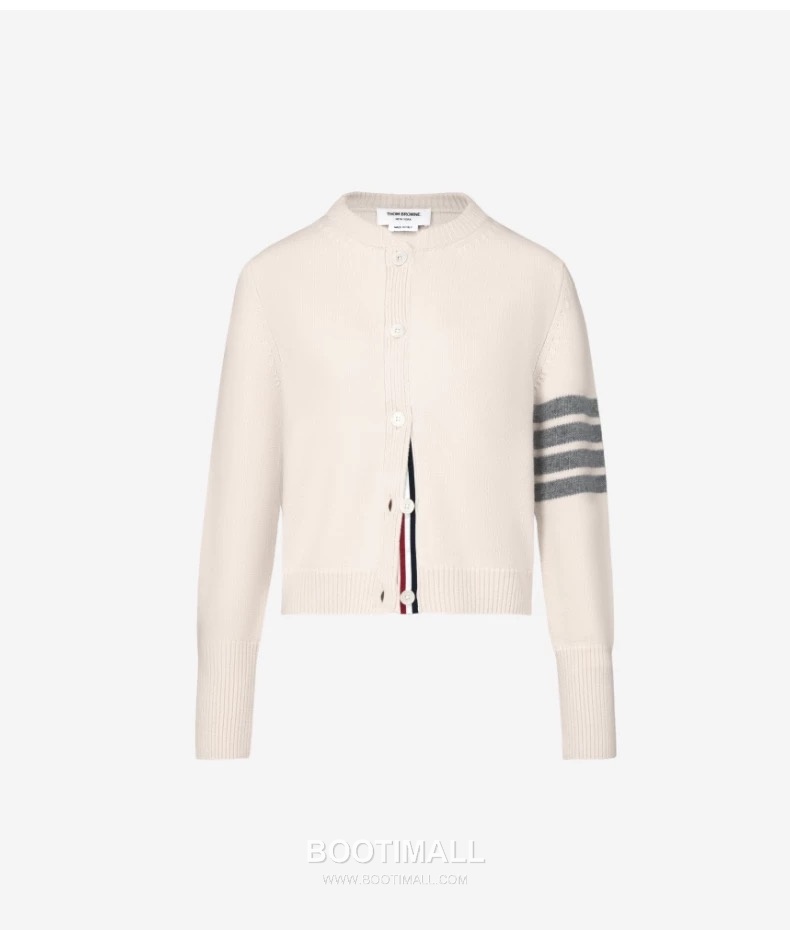 Thom Browne Back Dog Embroidered Short Cardigan Fine Wool Blend Red Cardigan 백 도그 자수 숏 카디건 파인 울 블렌드 레드 카디건 0, 1, 2 1